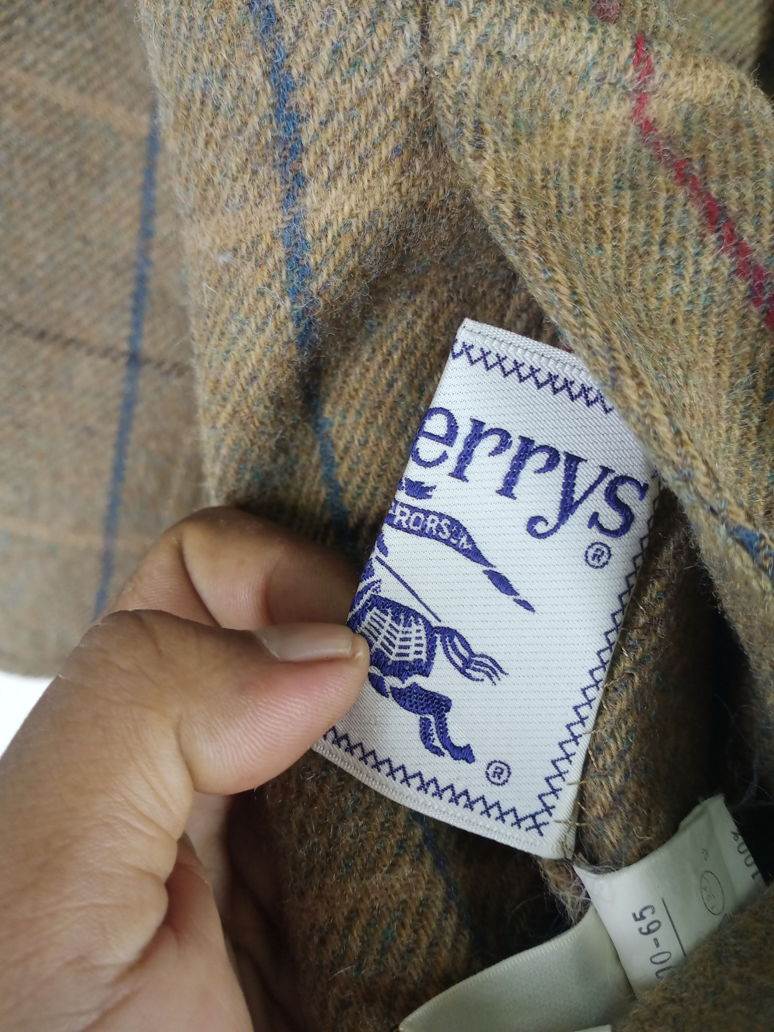 Burberry Rare Vintage 80s Burberrys Reversible Wool Long Jacket Size US M / EU 48-50 / 2 - 7 Thumbnail