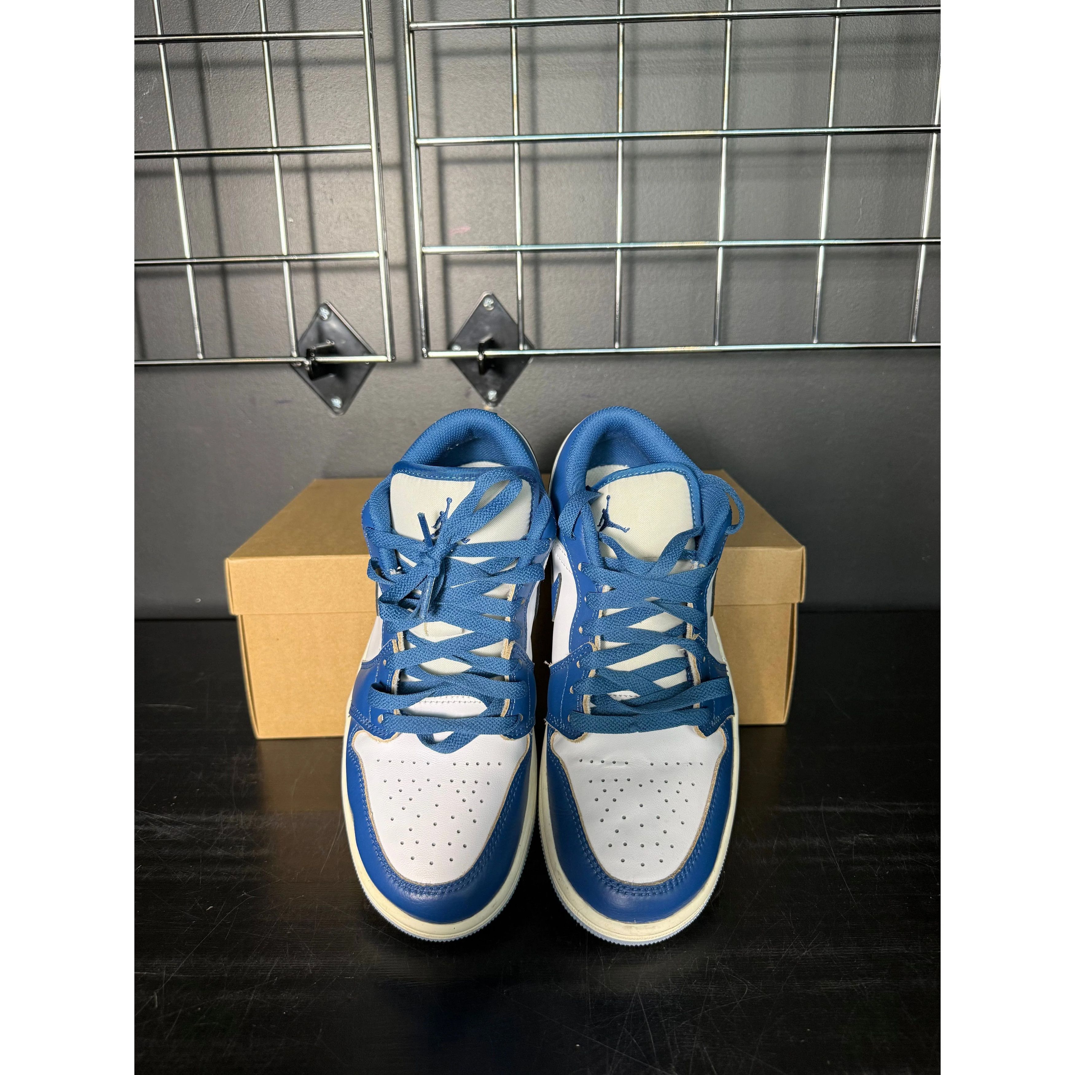 Jordan Brand Air Jordan 1 Low "Industrial Blue" **PRE-OWNED** REP. BOX Size US 7.5 / EU 40-41 - 4 Thumbnail