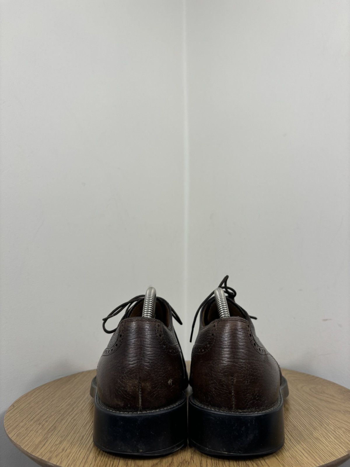 Tod's Tod’s Men’s Lace-Up Brown Leather Oxford Brogue Dress Shoes Size US 9 / EU 42 - 15 Thumbnail