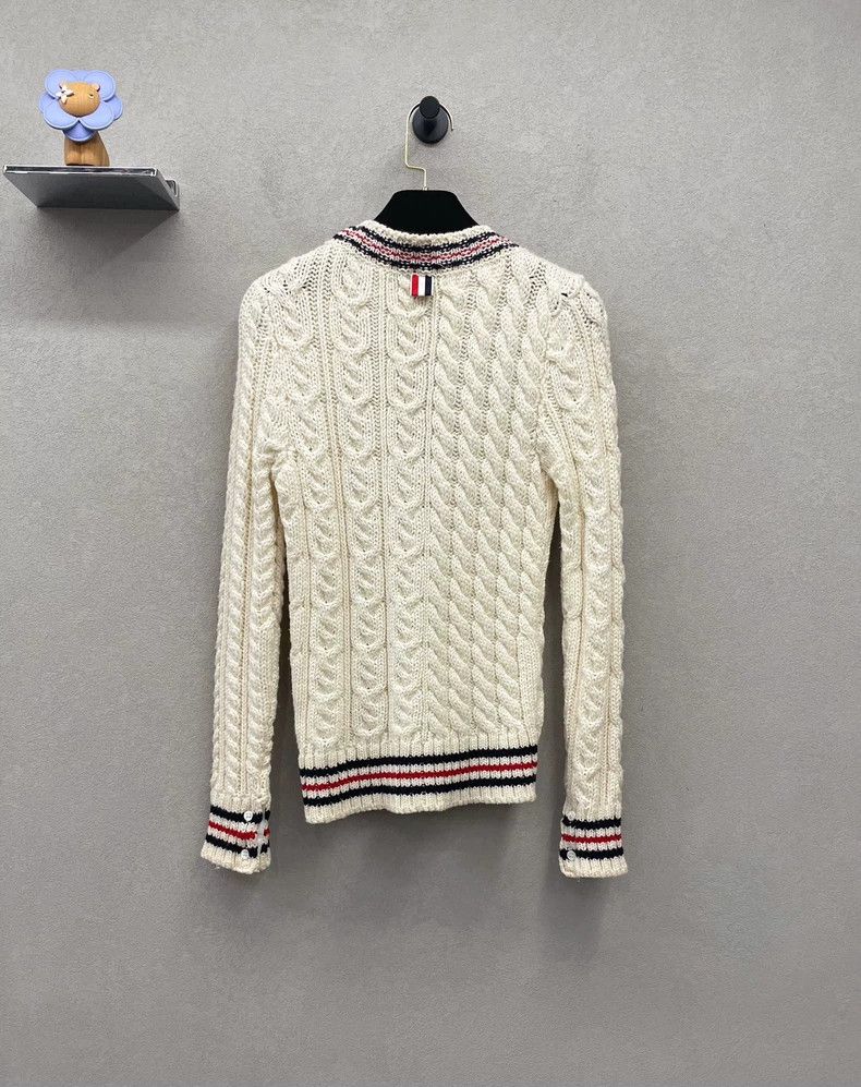 Thom Browne Thom Browne Apricot knit cardigan Size XS / US 0-2 / IT 36-38 - 2 Thumbnail