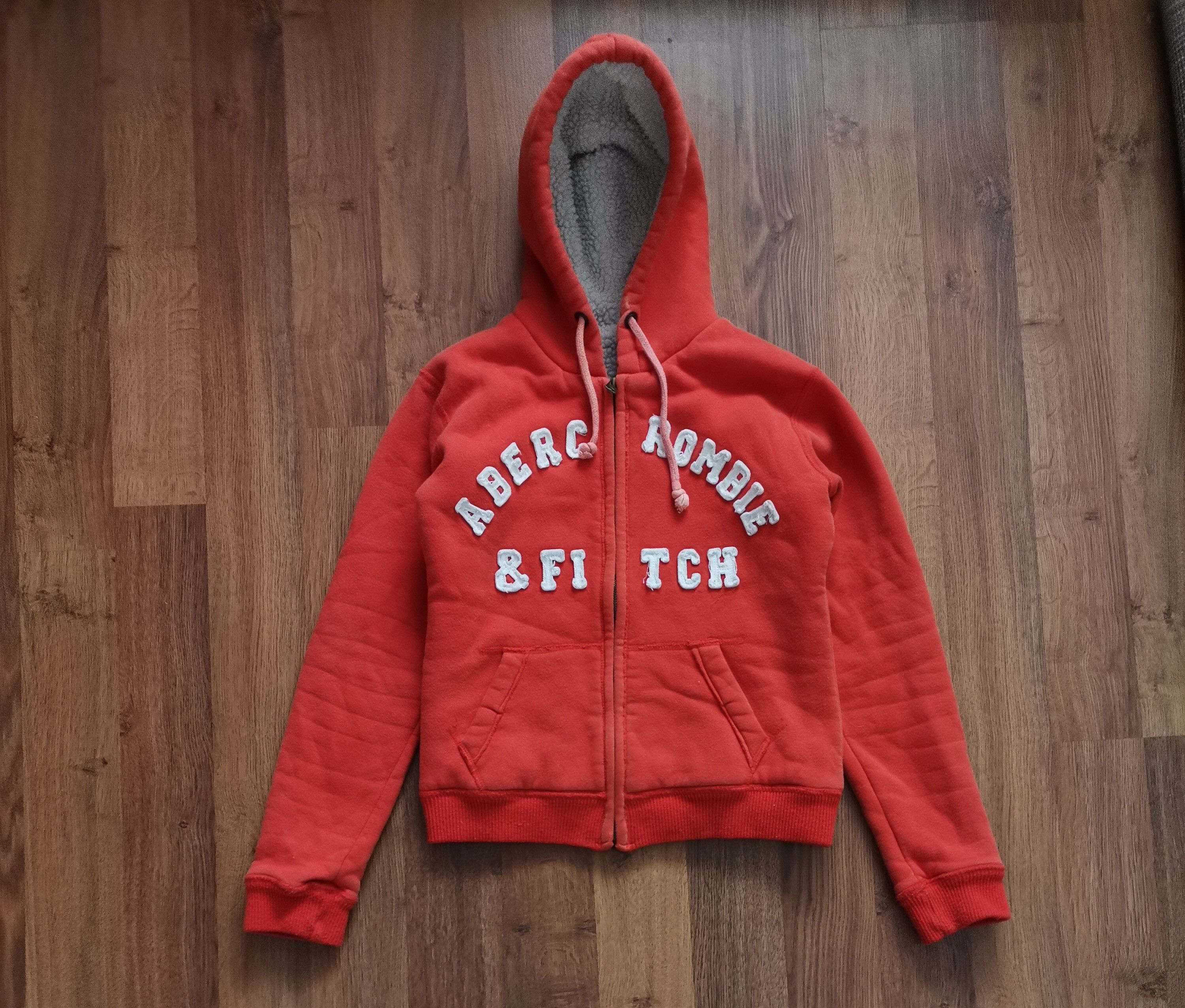 Abercrombie & Fitch Women's Zip Up Sherpa Hoodie