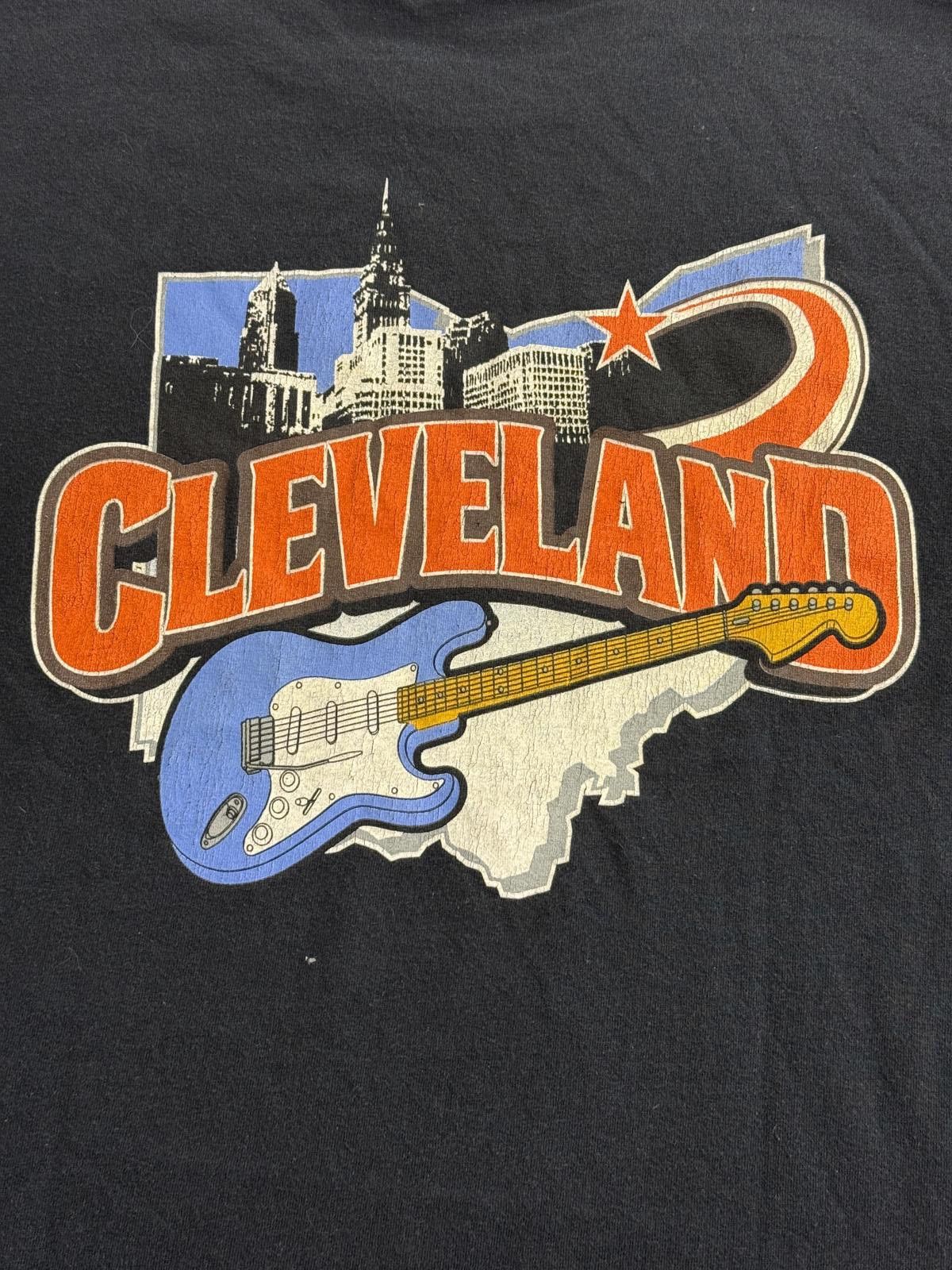 Fruit Of The Loom Y2K Southwest Airlines CC T-shirt - Cleveland Rocks Skyline Size US XL / EU 56 / 4 - 6 Thumbnail