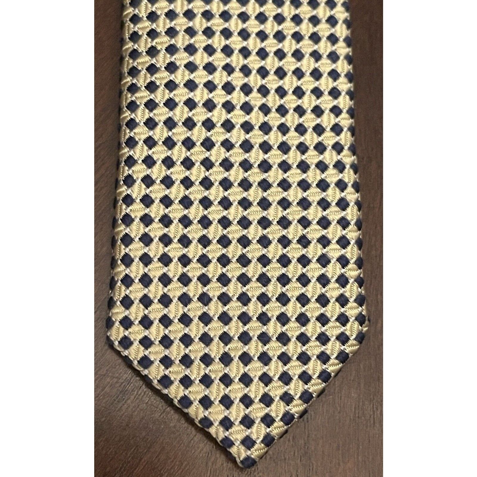 Jos. A. Bank Jos. A. Bank Signature Collection Gold Blue Hand Made Silk Size ONE SIZE - 6 Thumbnail