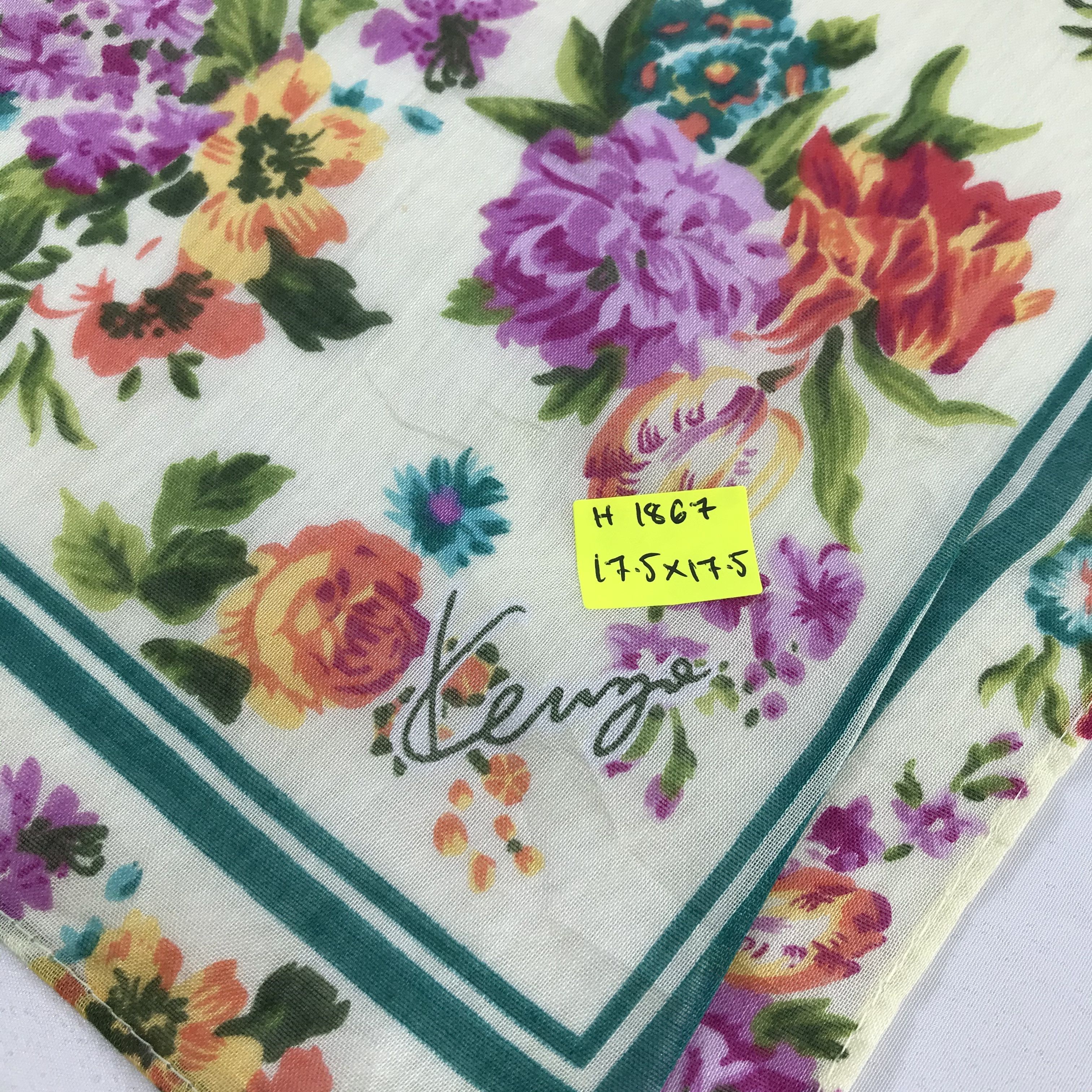 Kenzo × Vintage Kenzo Handkerchief / Neckerchief / Bandana Size ONE SIZE - 5 Thumbnail