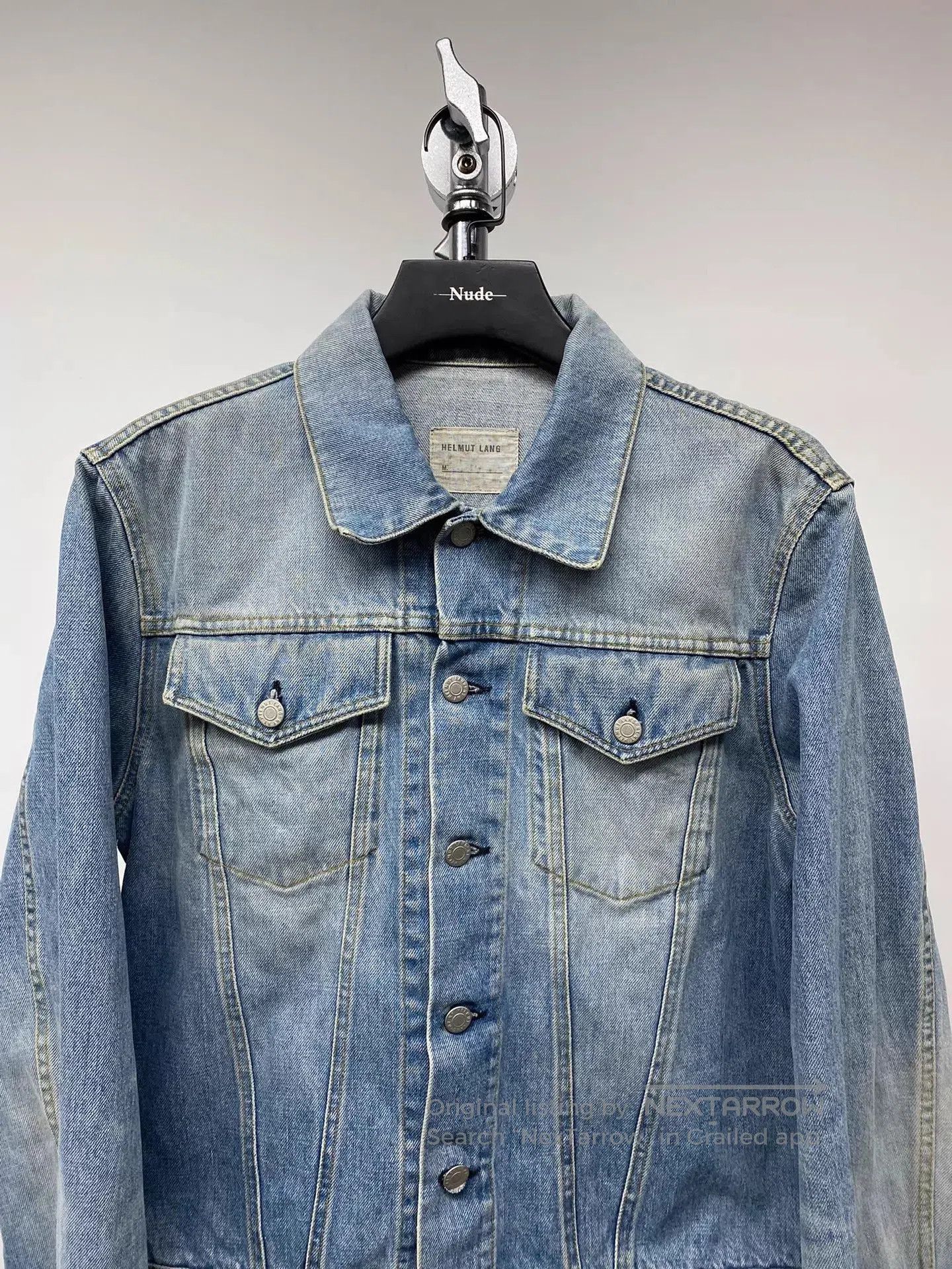 Helmut Lang Blue Denim Jacket Size M. Size US M / EU 48-50 / 2 - 2 Thumbnail