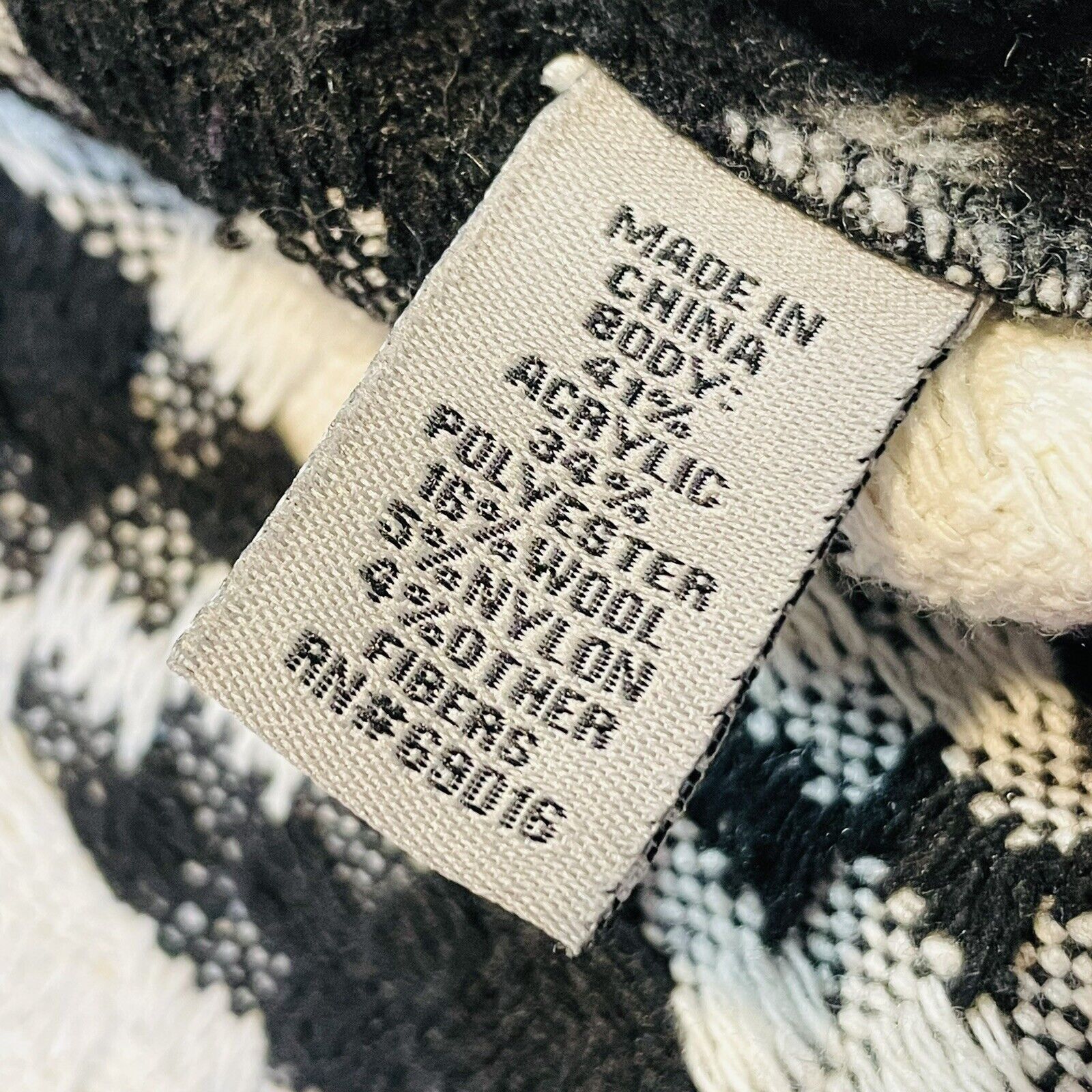 Other Ruff Hewn Houndstooth Zip Up Black and White Bomber Jacket W Size S / US 4 / IT 40 - 5 Thumbnail