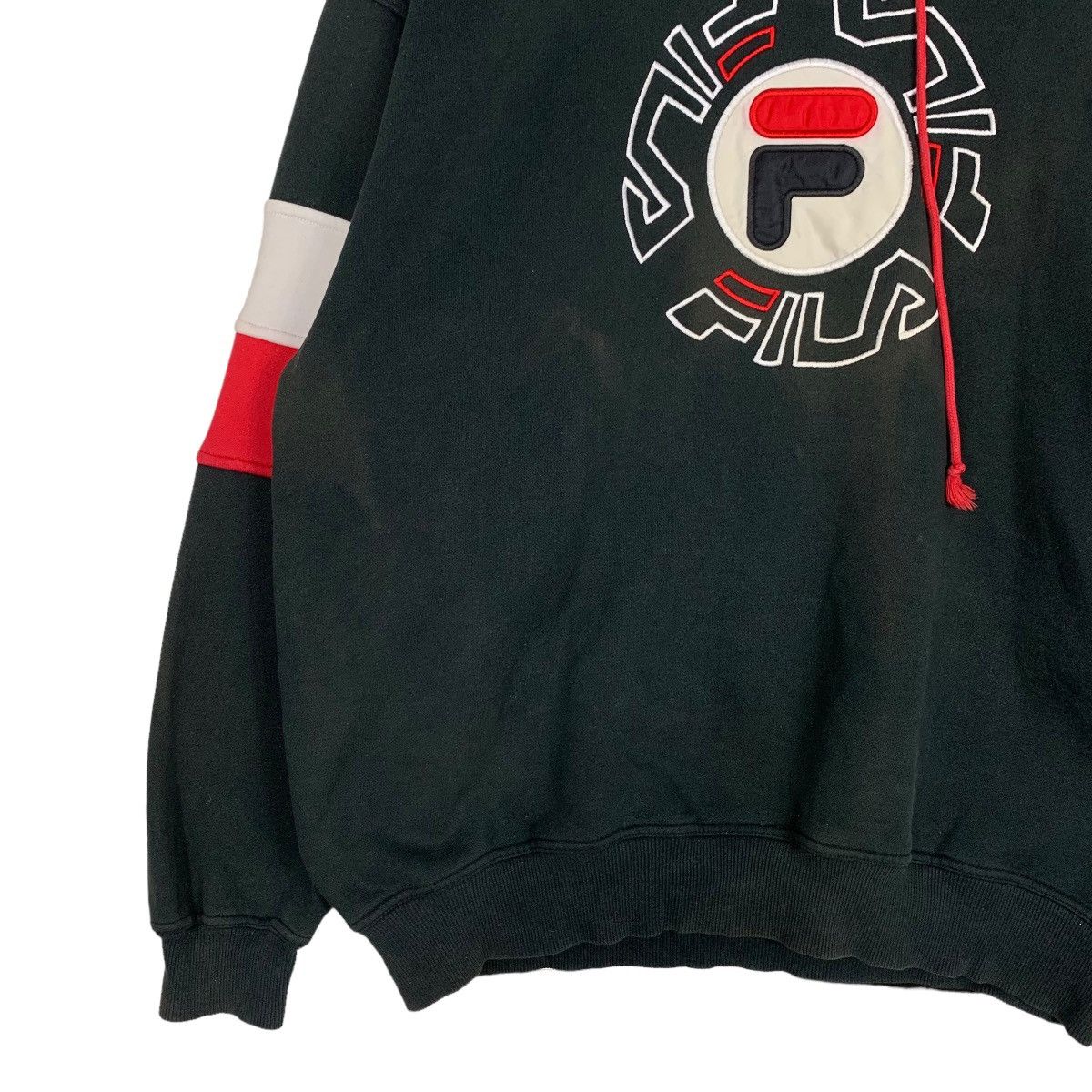 Fila 90's FILA Embroidery Big Logo Pullover Hoodies #0951-C42 Size US L / EU 52-54 / 3 - 6 Thumbnail