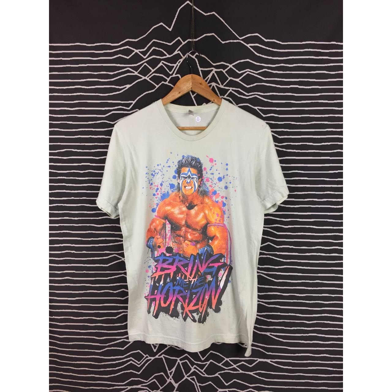 Vintage Ultimate Warrior Bring Me The Horizon WWF WWE Wrestling Tee Size US M / EU 48-50 / 2 - 2 Thumbnail
