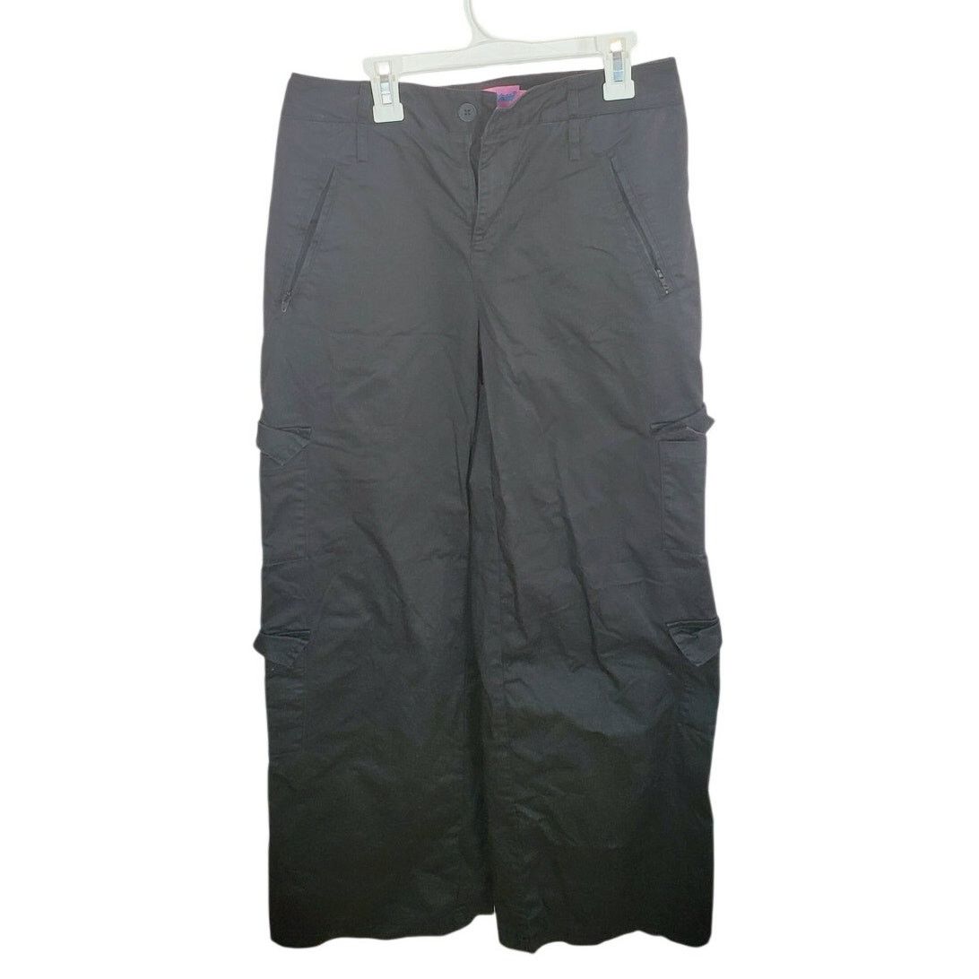 Other Edikted Black Cargo Utility Pants Zip Pockets Small Size 28" / US 6 / IT 42 - 1 Thumbnail