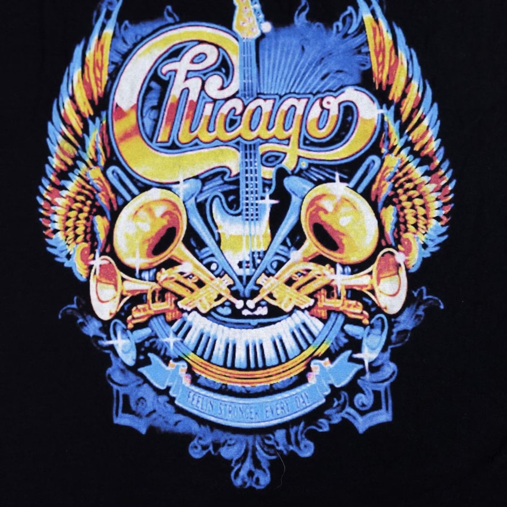 Doublet VINTAGE Chicago T-shirt 2XL Black 2022 Tour 100% Cotton Double-Sided Reprint Men Short Sleeve Shirt Mens Embroidered Size US XXL / EU 58 / 5 - 2 Thumbnail