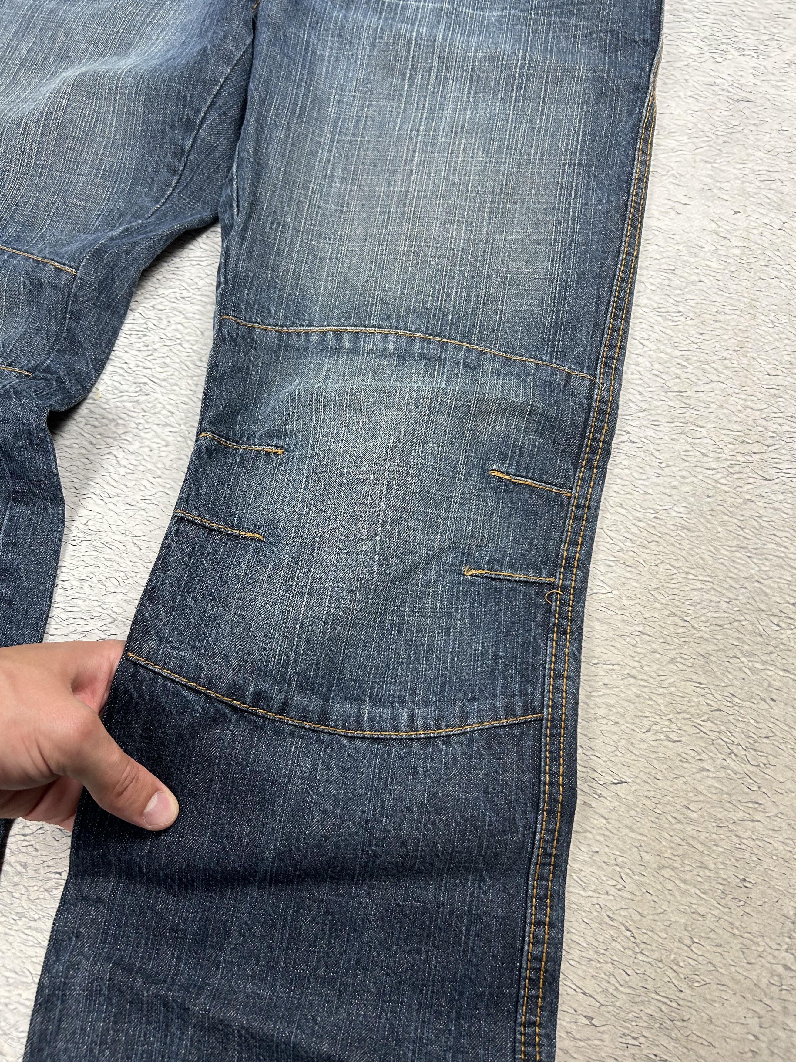 Japanese Brand Vintage Jeans Double Knee Drill True Religion Style Y2k Size US 33 - 7 Thumbnail