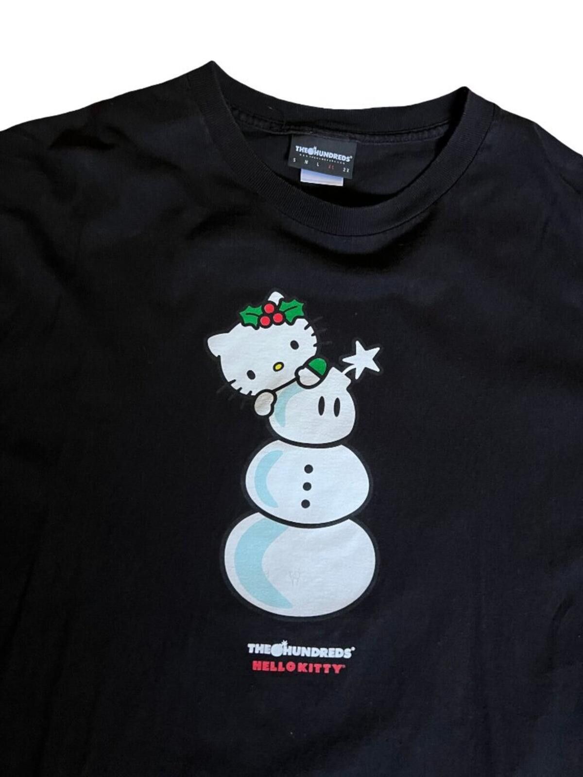 The Hundreds The Hundreds x Hello Kitty Black Graphic T-Shirt Size XL Size ONE SIZE - 1 Thumbnail