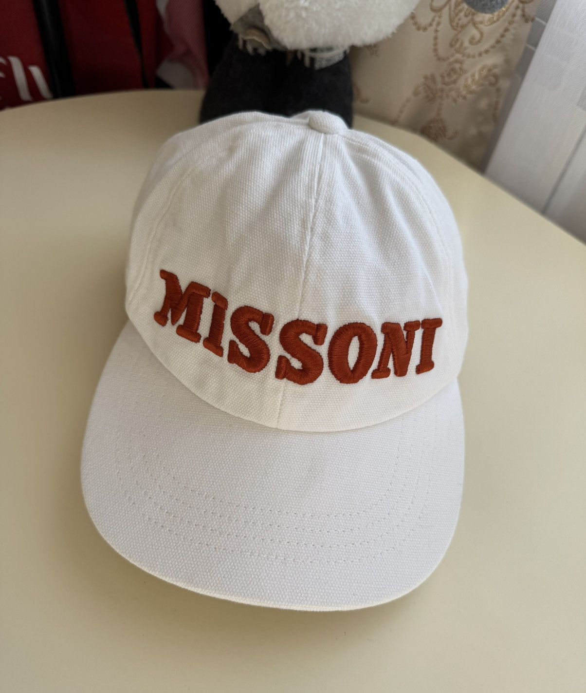 Missoni Missoni White Embroidered Logo Baseball Cap Size ONE SIZE - 1 Thumbnail