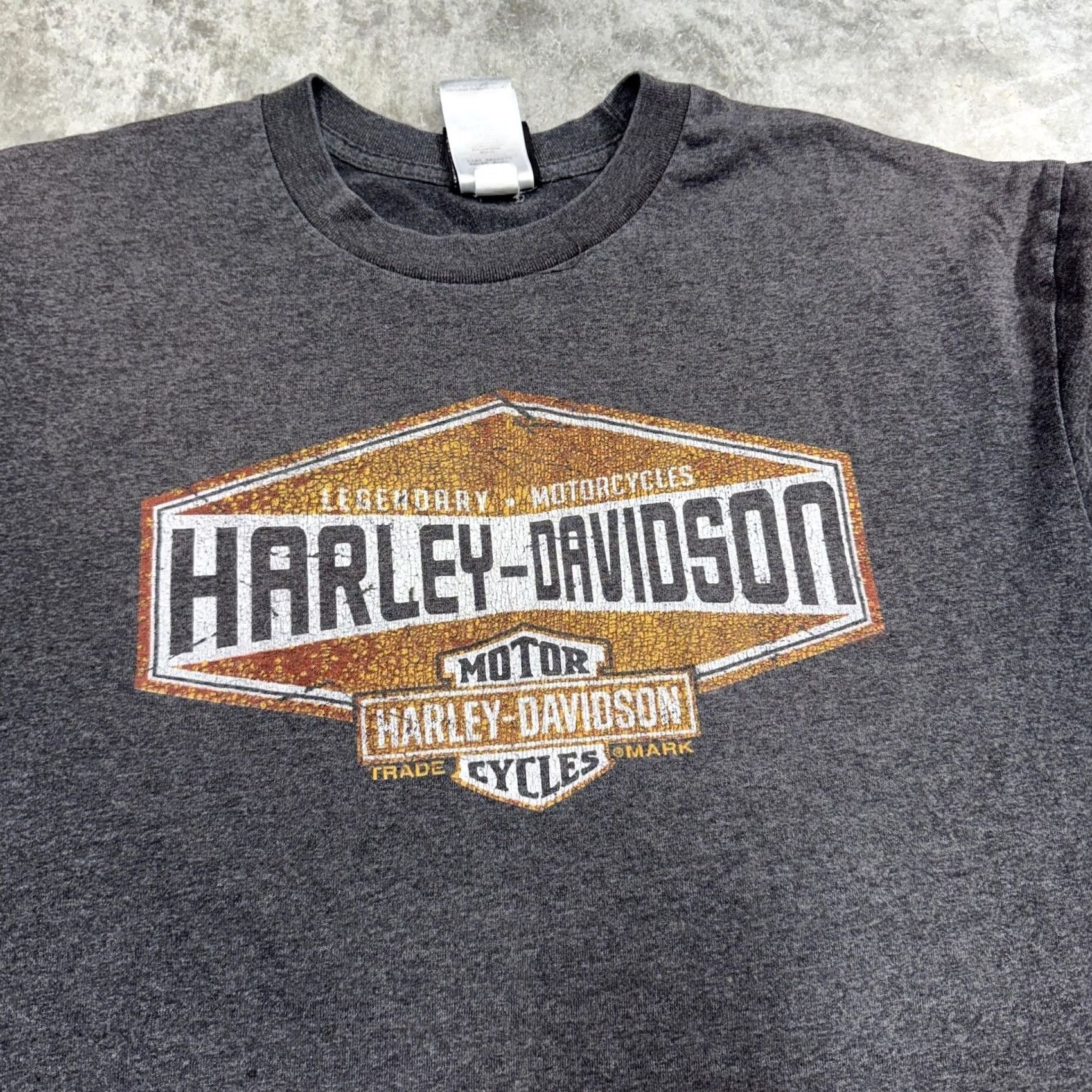 Harley Davidson Harley-Davidson Shirt Mens XL Gray Panama City Beach Florida Graphic Biker Tee Size US XL / EU 56 / 4 - 2 Thumbnail