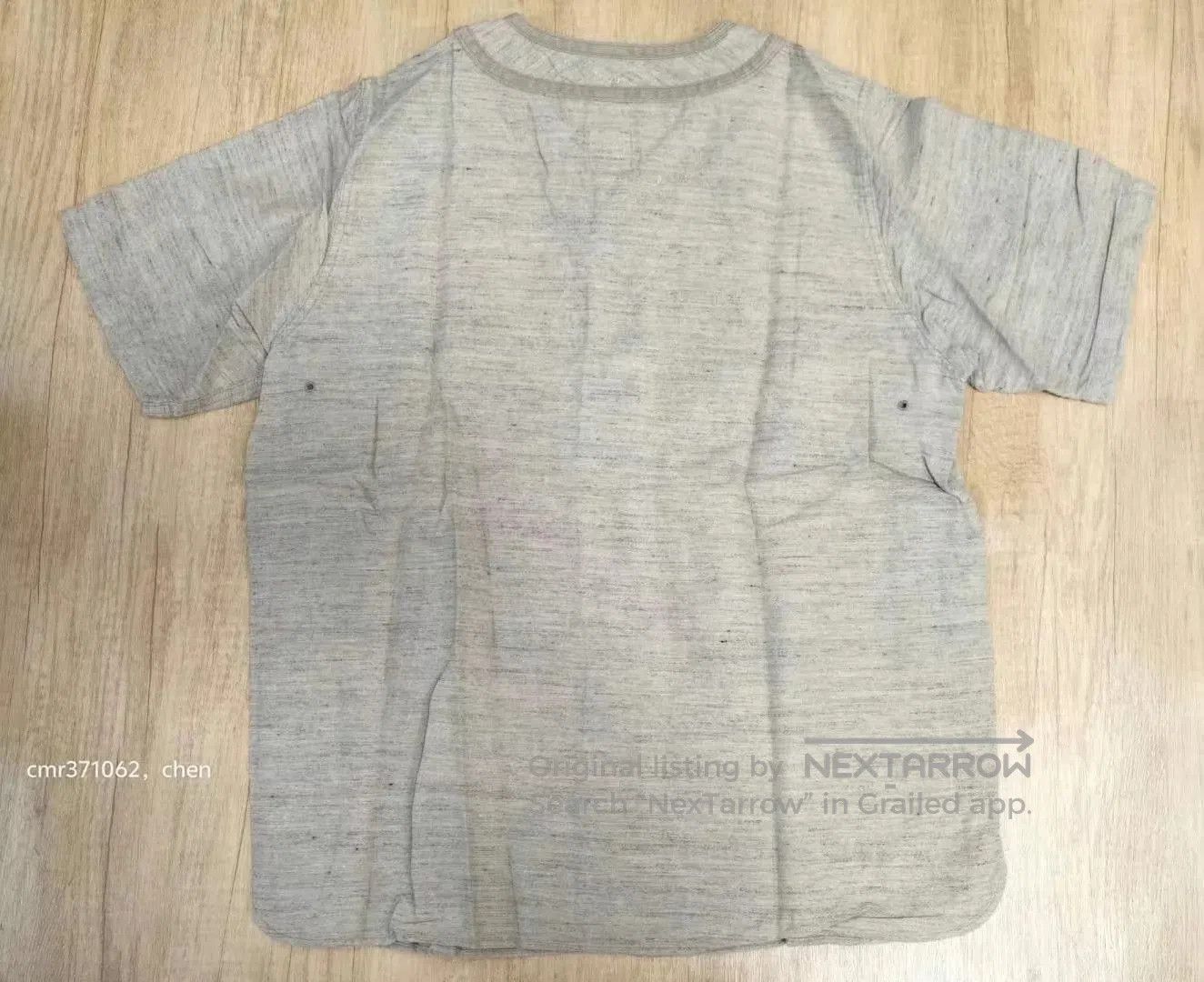 Visvim Gray Short-Sleeve Button-Up Shirt. Size US L / EU 52-54 / 3 - 7 Thumbnail