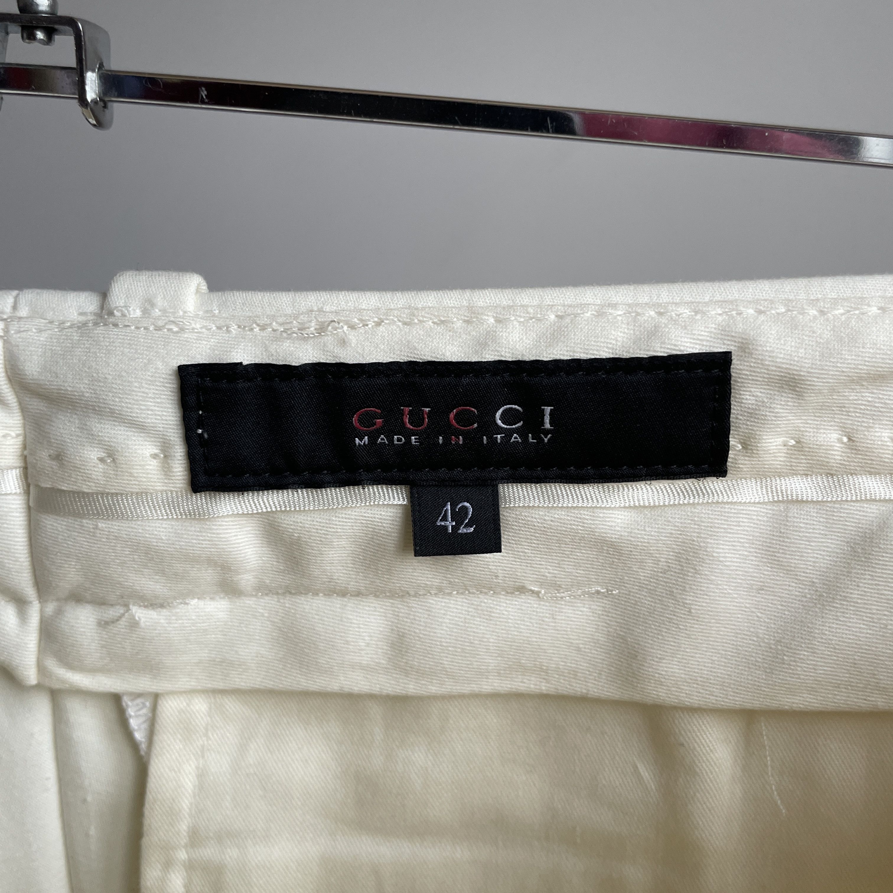 Gucci Gucci Womens 2014 Cropped Chino Trousers Size IT 42 Size 28" / US 6 / IT 42 - 8 Thumbnail