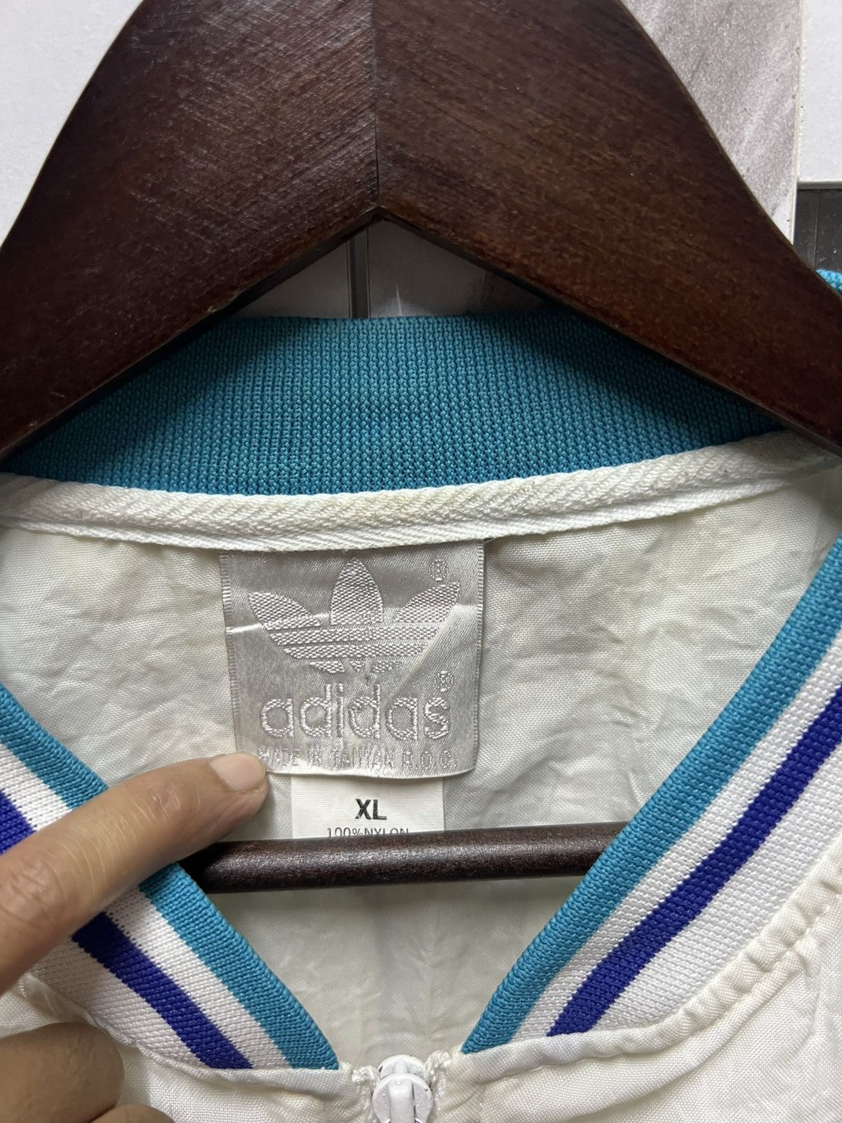 Adidas Vintage Adidas Trefoil Size US XL / EU 56 / 4 - 4 Thumbnail