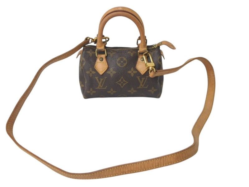 Louis Vuitton Mini Speedy 2Way Handbag Shoulder Bag in Brown, Men's