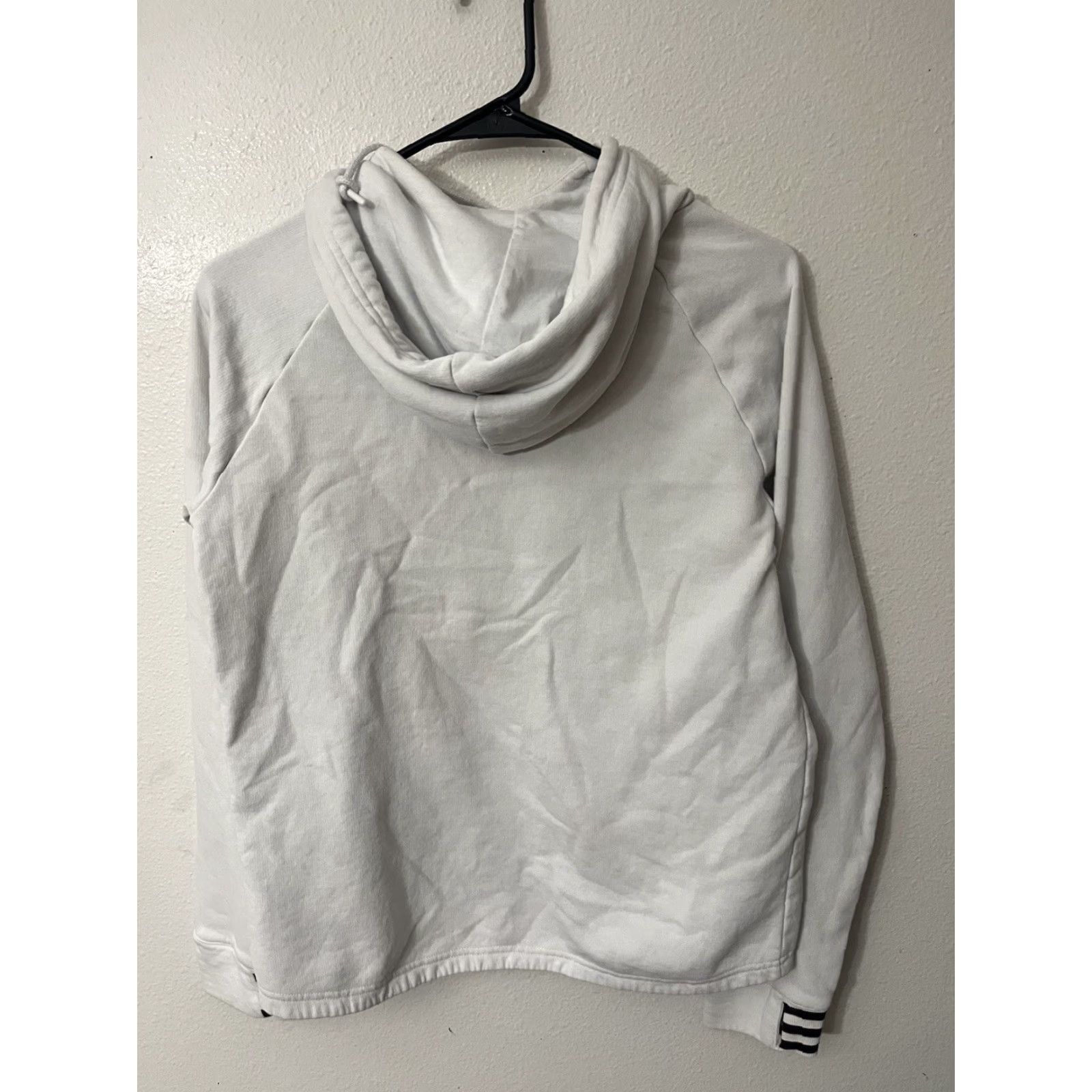Adidas Adidas Hoodie Shirt Women Pullover White Size S Adult Small Sweatshirt Sports Activewear 90s? Womens Size S / US 4 / IT 40 - 2 Thumbnail