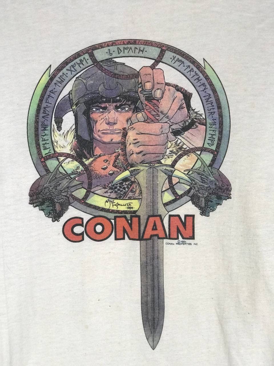 Vintage vintage 1084 conan the barbarian movie michael kaluta Size US M / EU 48-50 / 2 - 2 Thumbnail