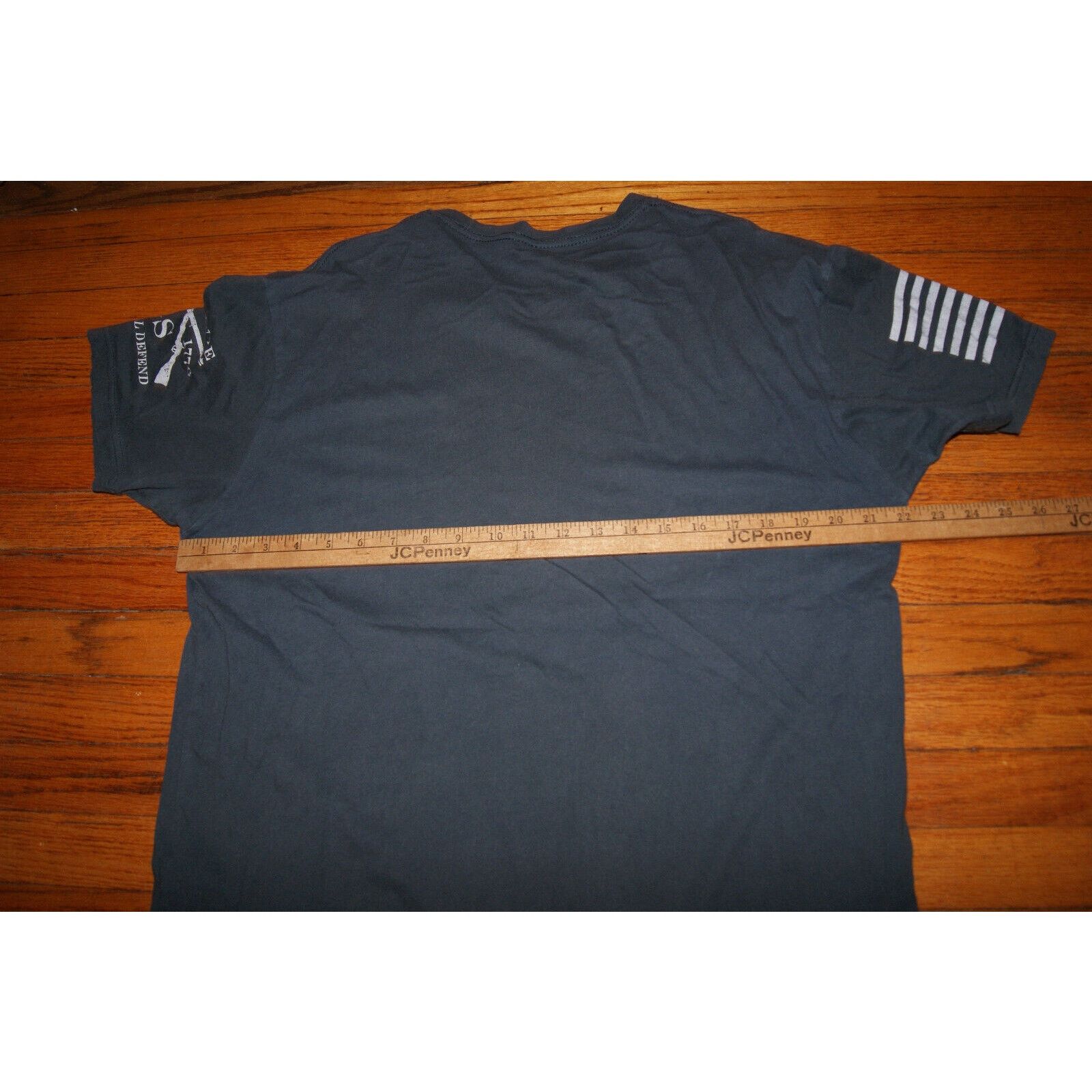 Grunt Style Grunt Style We'll Defend USA Flag Stars Stripes Men L TShirt Size US L / EU 52-54 / 3 - 5 Thumbnail