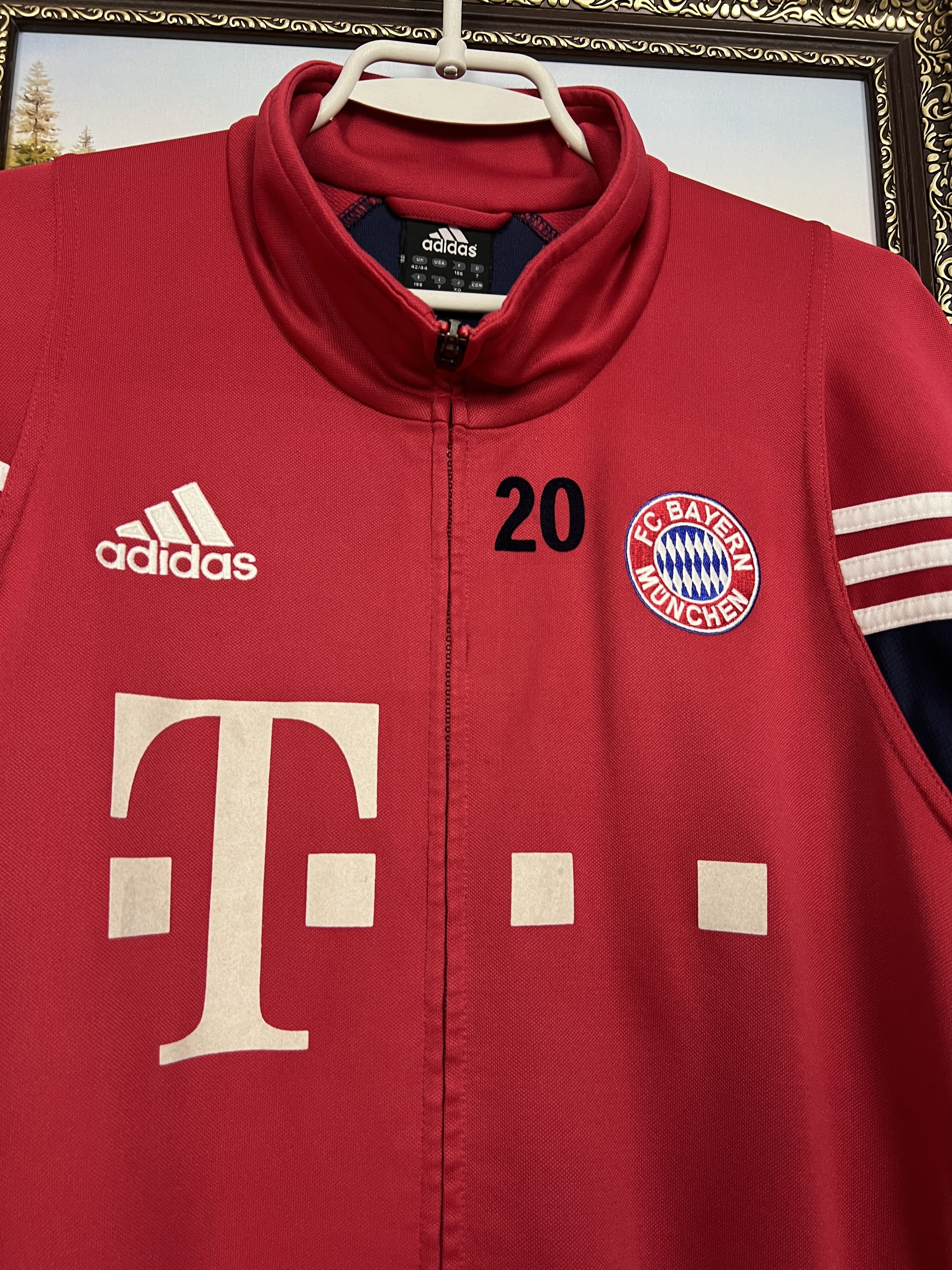 Adidas Vintage Bayern Munich Player Issue Football Jacket Track Top Size US L / EU 52-54 / 3 - 3 Thumbnail