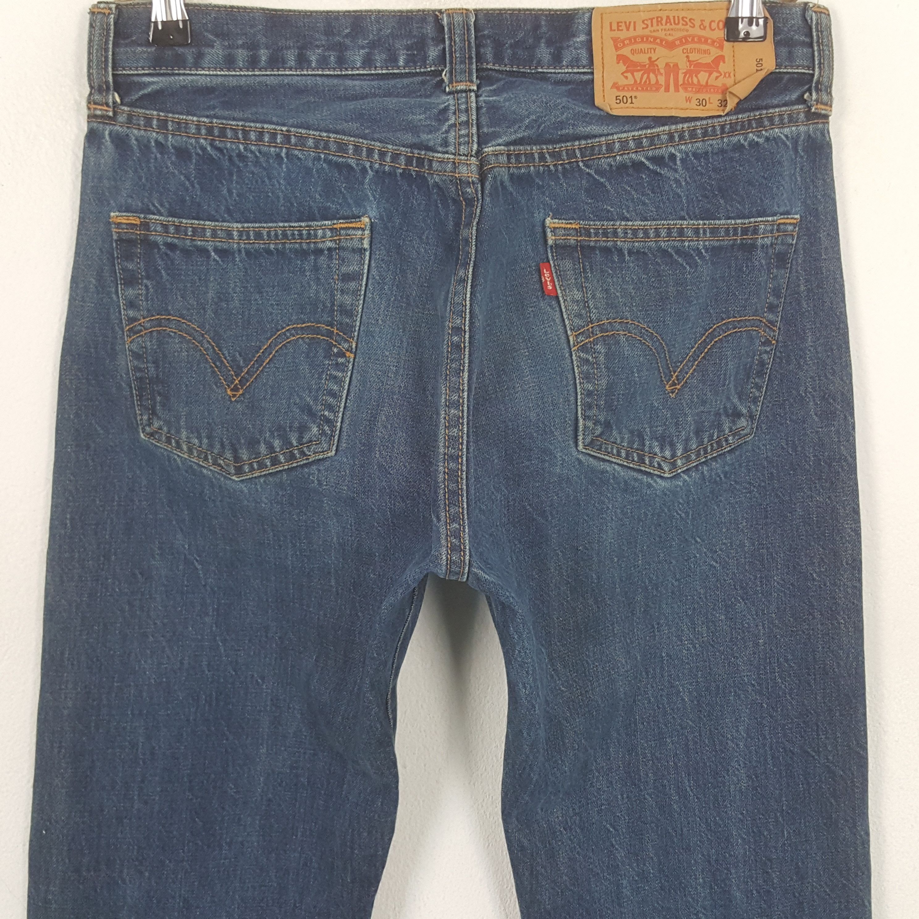 Levi's Vintage Levi's 501 Selvedge American Denim Jeans RR8 Size US 32 / EU 48 - 5 Thumbnail