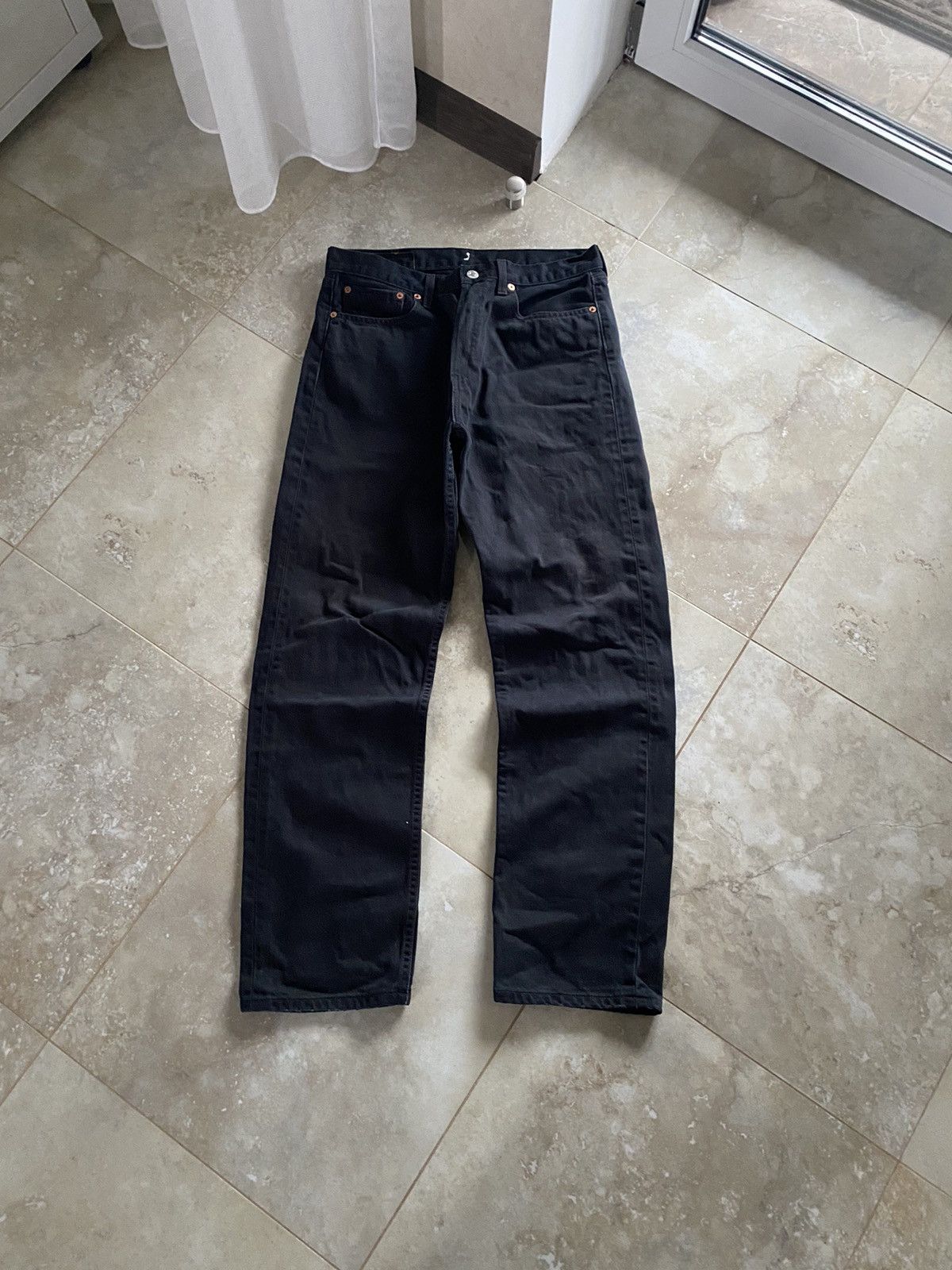 Levi's Vintage Levis Baggy 590 Jeans Made in Usa 2000s Y2K Black Size US 34 / EU 50 - 3 Thumbnail