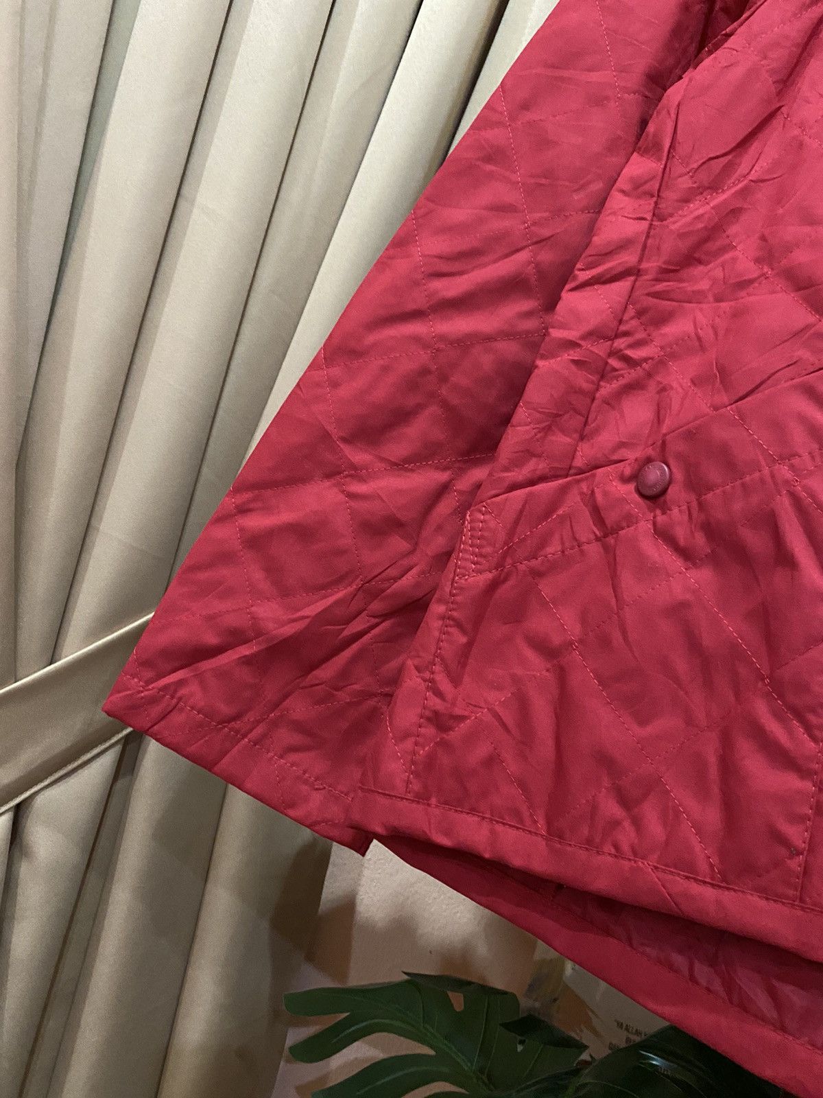 Designer × Lavenham Kinashi Cycle x Lavenham Red Quilted Jacket Made in England Size US S / EU 44-46 / 1 - 8 Thumbnail