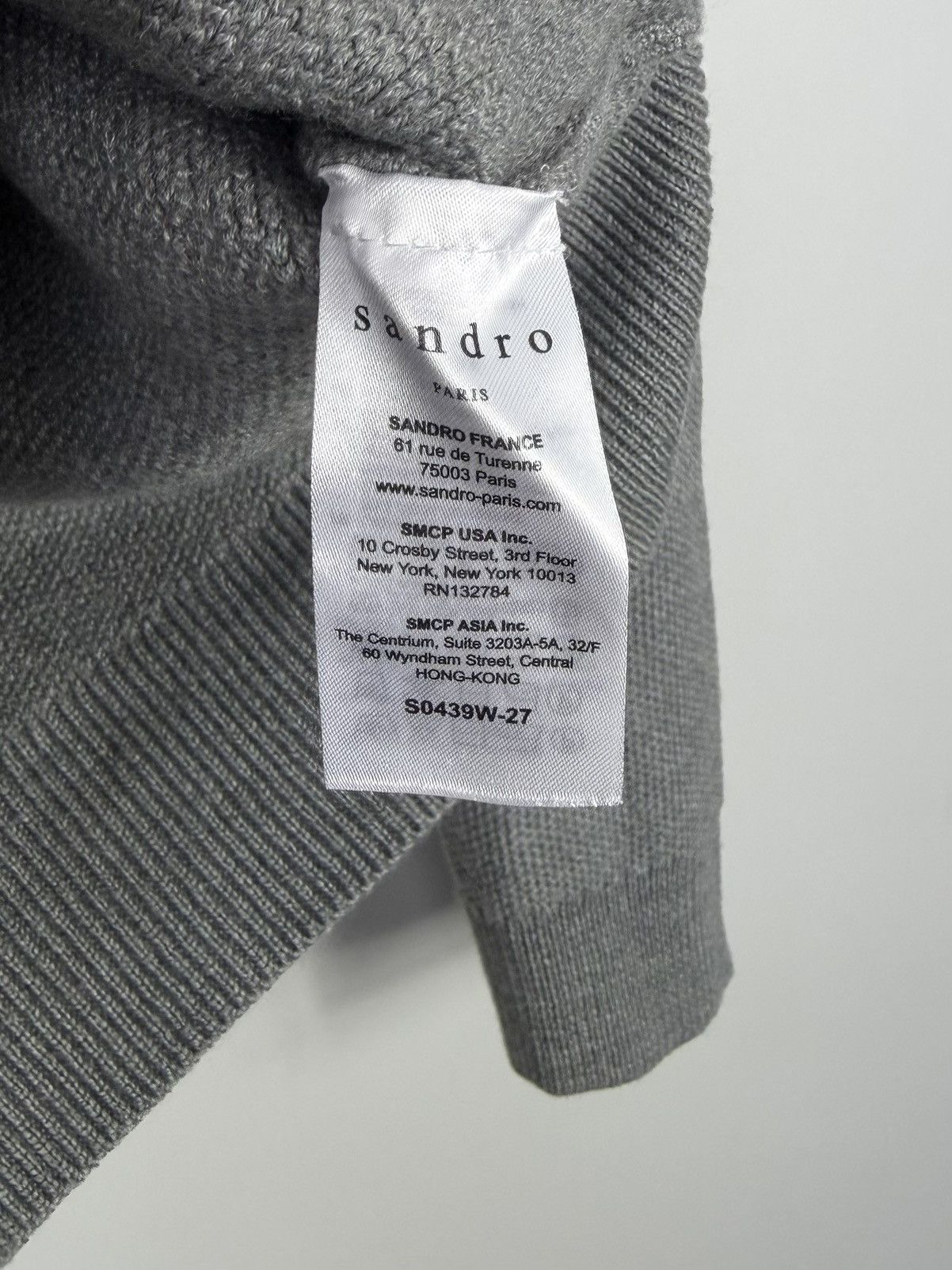 Sandro Sandro Paris Merino Wool Sweater Size S / US 4 / IT 40 - 4 Thumbnail