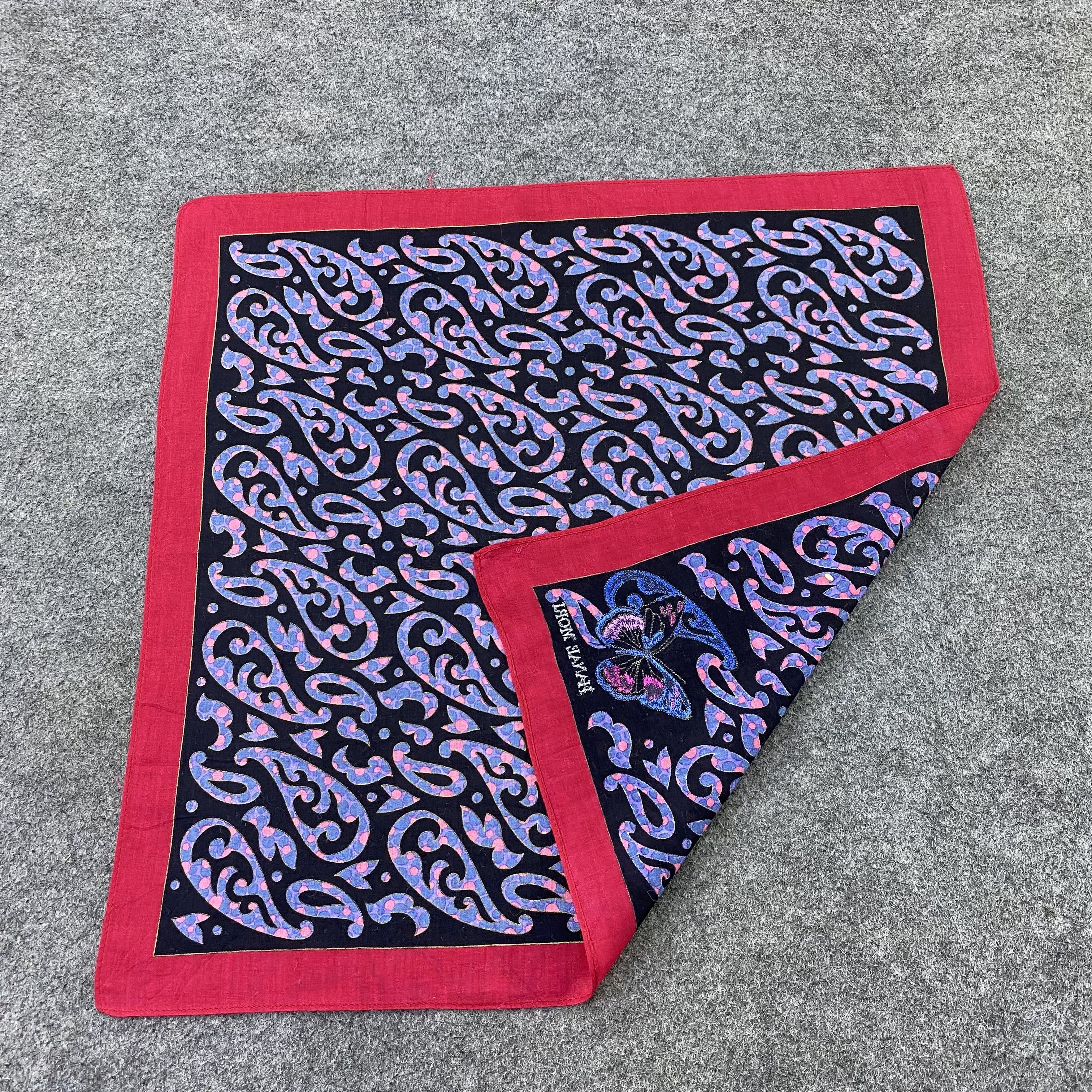 Hanae Mori Hanae Mori Handkerchief / Bandana / Neckerchief-B1291 Size ONE SIZE - 6 Thumbnail