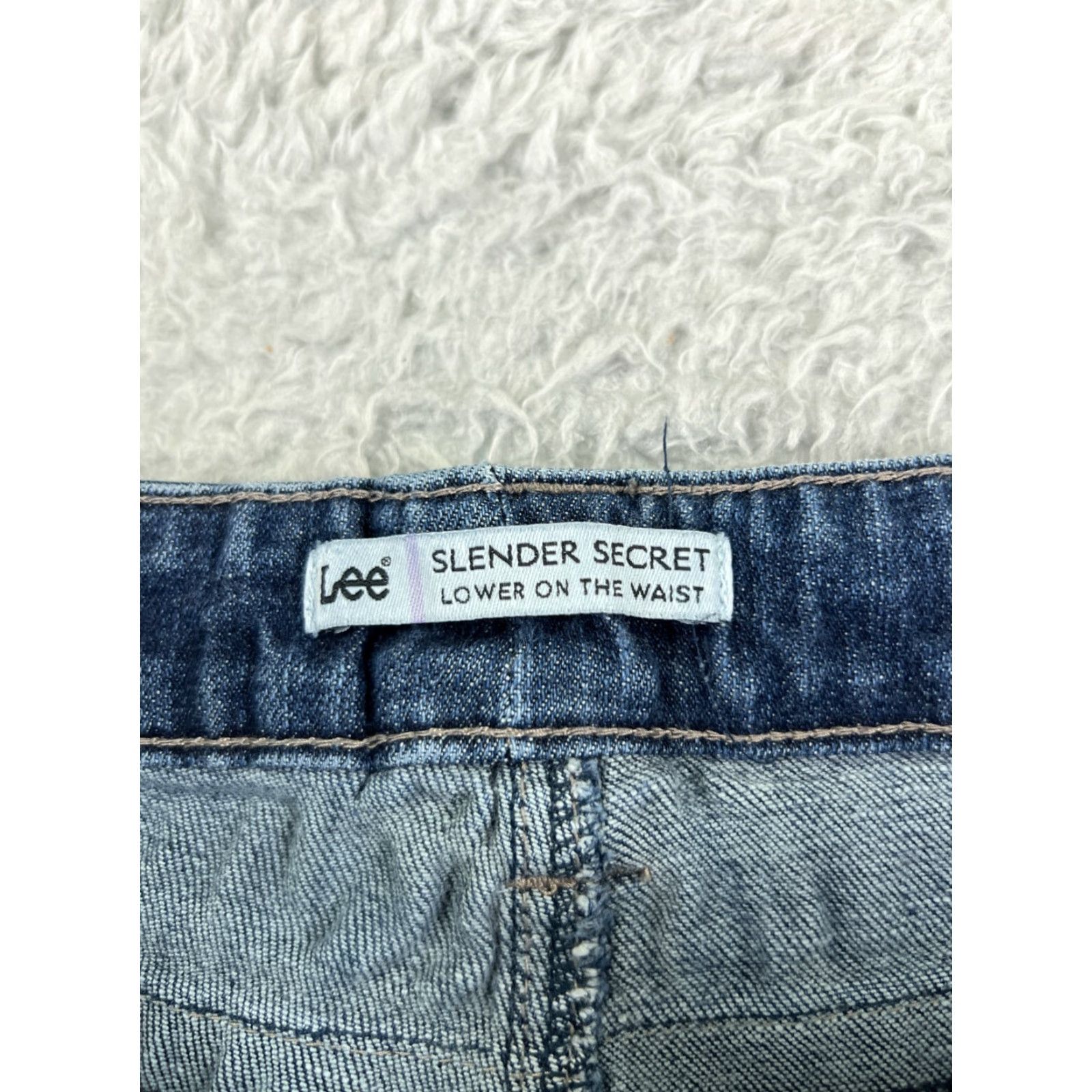 Lee Lee Women's Bootcut Jeans 30x29 Blue Denim Mid Rise Cotton Slim Fit American Style Size 30" / US 8 / IT 44 - 6 Thumbnail