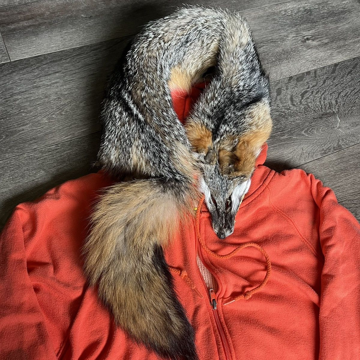 Kentucky Boy Tyler Kentucky Boy Tyler Fox Pelt Fur Thermal Lined Zip Up Hoodie Size US S / EU 44-46 / 1 - 3 Thumbnail