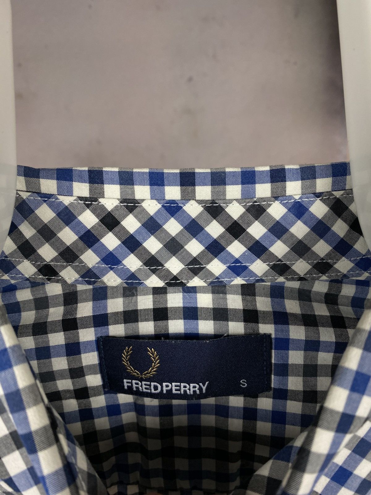 Fred Perry 🍃Shirt Button Up Fred Perry Flannel Checkered Luxury Tee🍃 Size US S / EU 44-46 / 1 - 12 Thumbnail