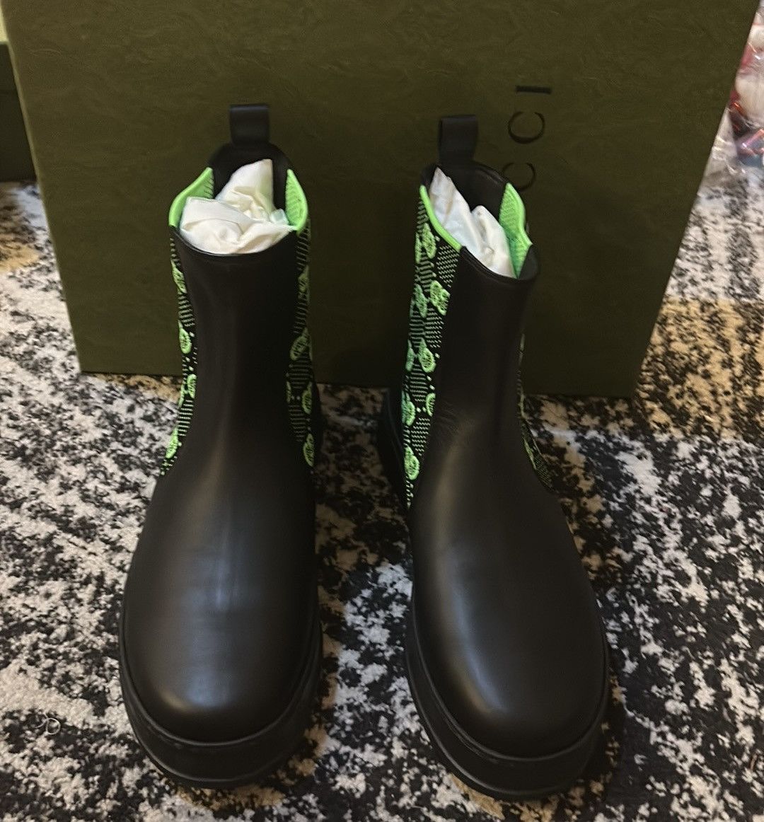 Gucci Gucci Men Boot with GG Jersey size 11 Size US 11 / EU 44 - 7 Thumbnail