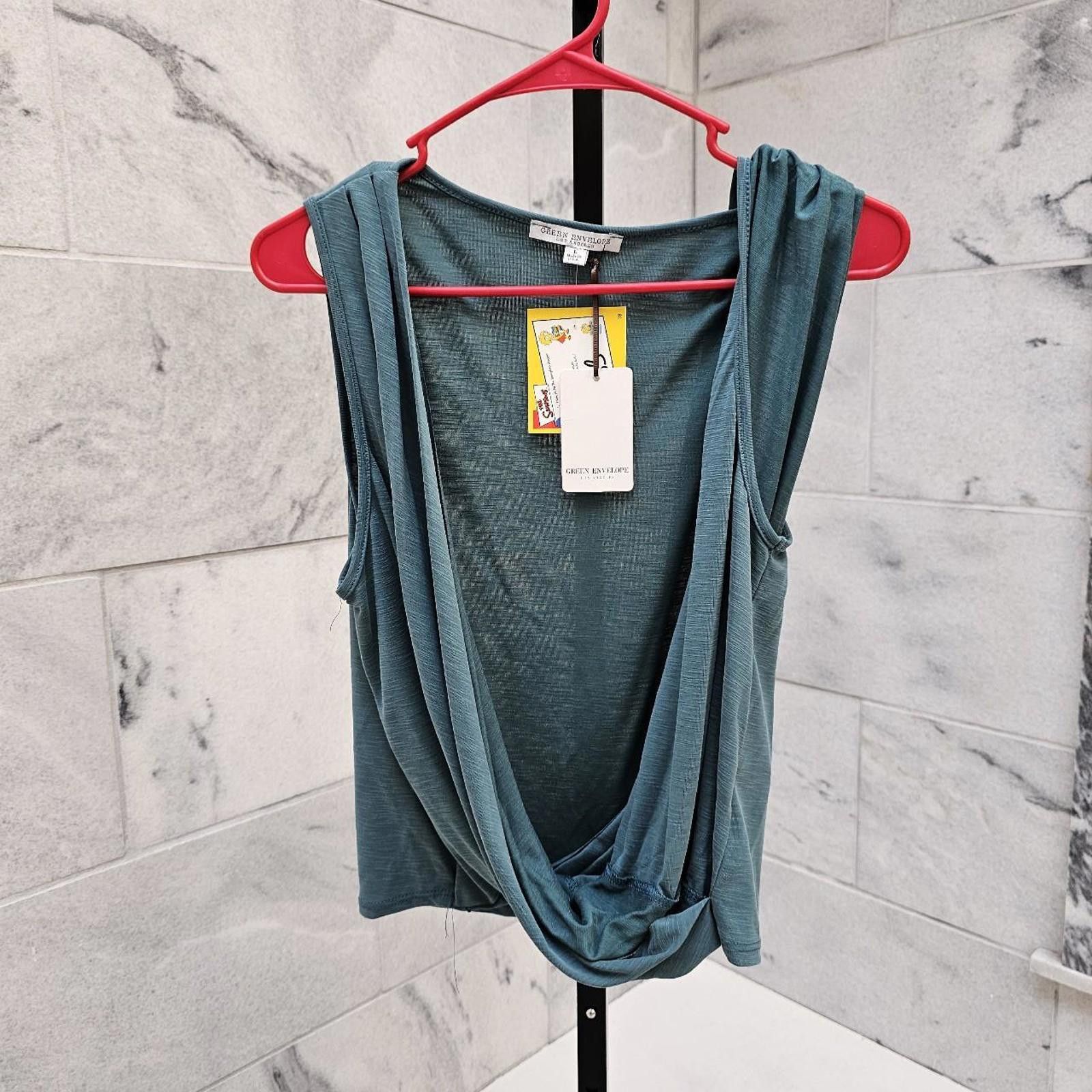 Other Women's Sleeveless Green Shirt Size L / US 10 / IT 46 - 1 Thumbnail