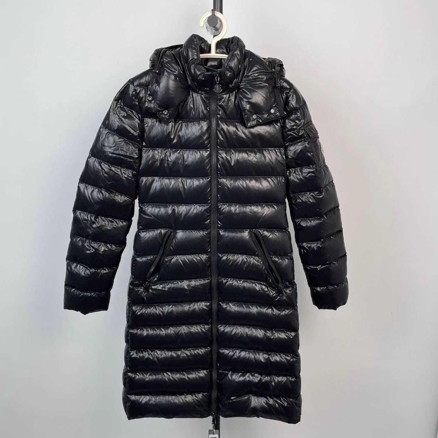 Moncler Moncler mid-length down jacket women's black +1 Size S / US 4 / IT 40 - 1 Thumbnail