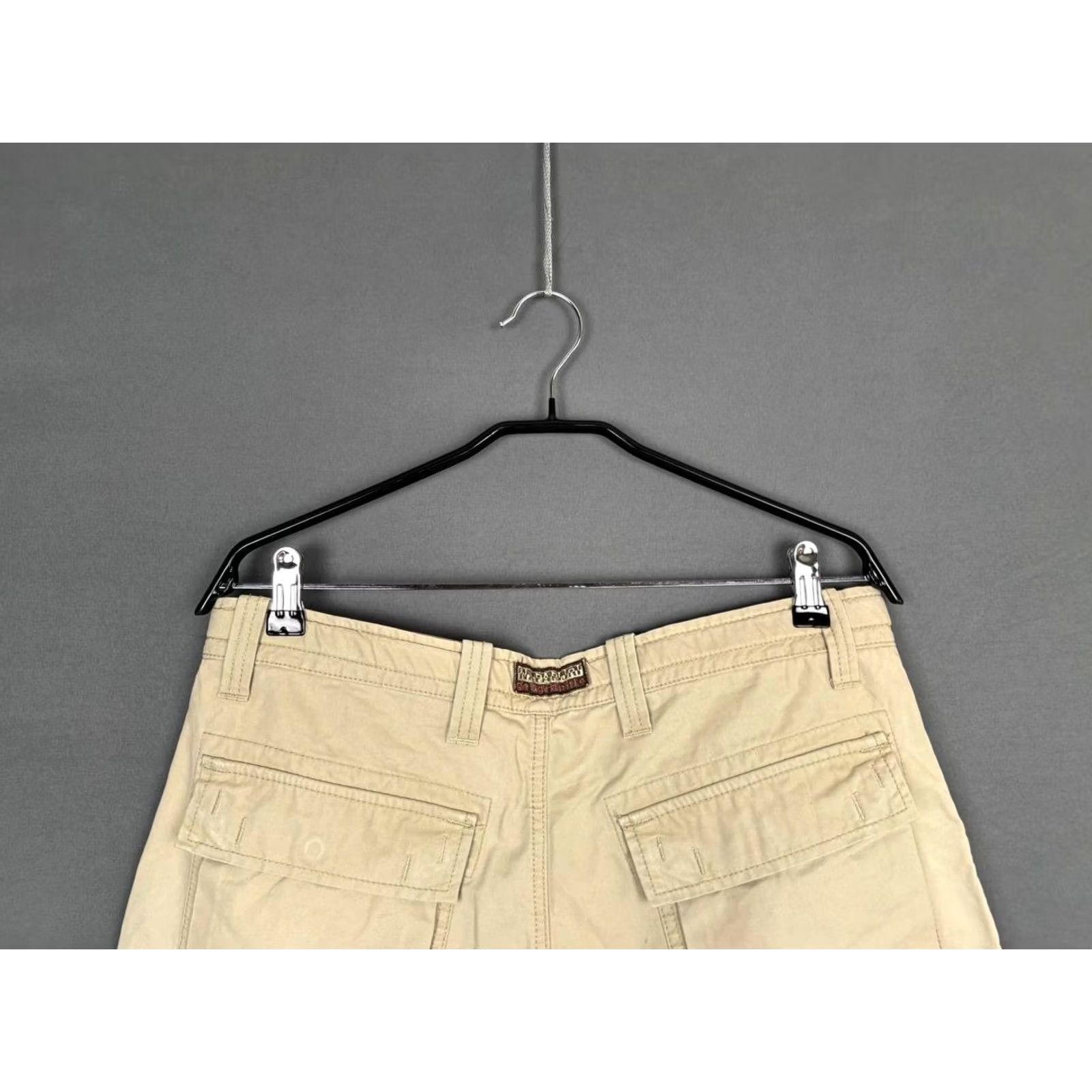 Napapijri Vintage Napapijri Cargo Shorts Size 52 Beige 100% Cotton Men's Size US 36 / EU 52 - 3 Thumbnail
