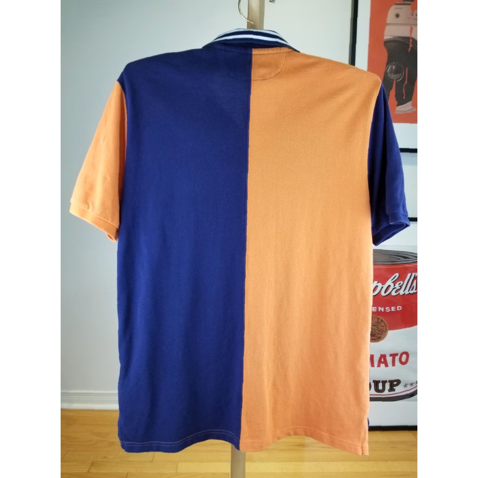 Polo Ralph Lauren VINTAGE Polo Ralph Lauren POLO SHIRT NAVY/ORANGE MEDIUM Mens T-Shirt Short Sleeve 2010-2019 Cotton Navy/Orange Size US M / EU 48-50 / 2 - 4 Thumbnail
