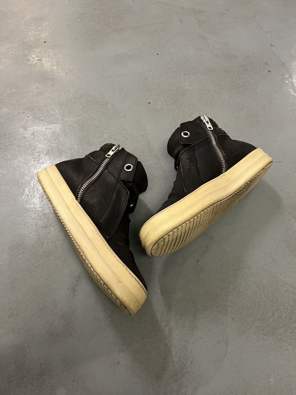 Rick Owens Rick Owens Vintage Leather Island Dunks Size US 8 / EU 41 - 5 Thumbnail