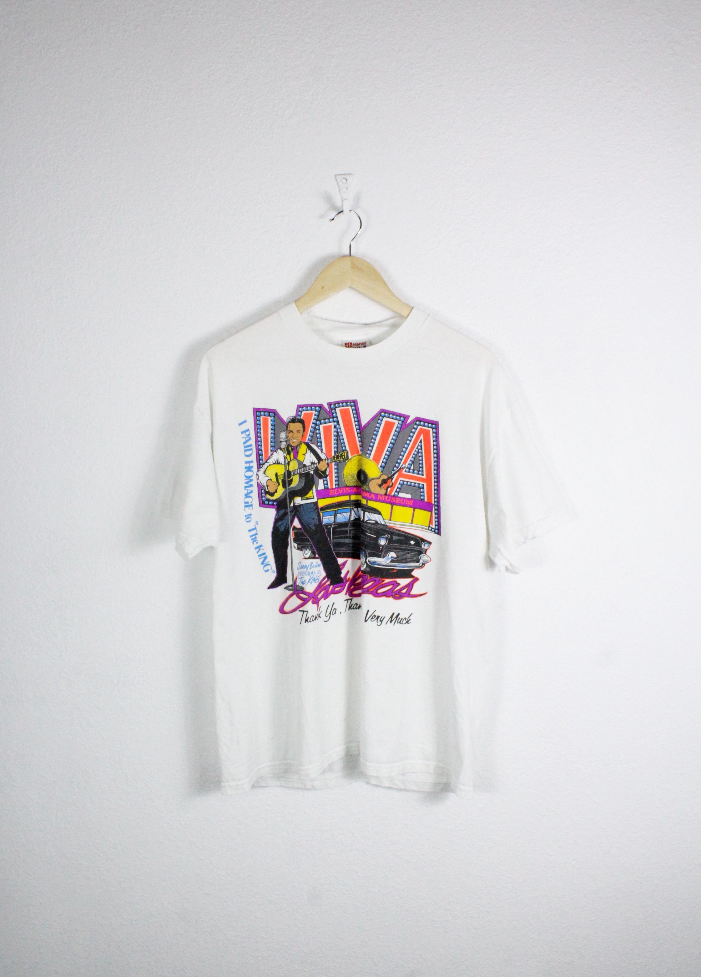 Vintage Vintage Elvis Presley Viva Las Vegas Graphic Tee T-shirt Size US L / EU 52-54 / 3 - 1 Thumbnail