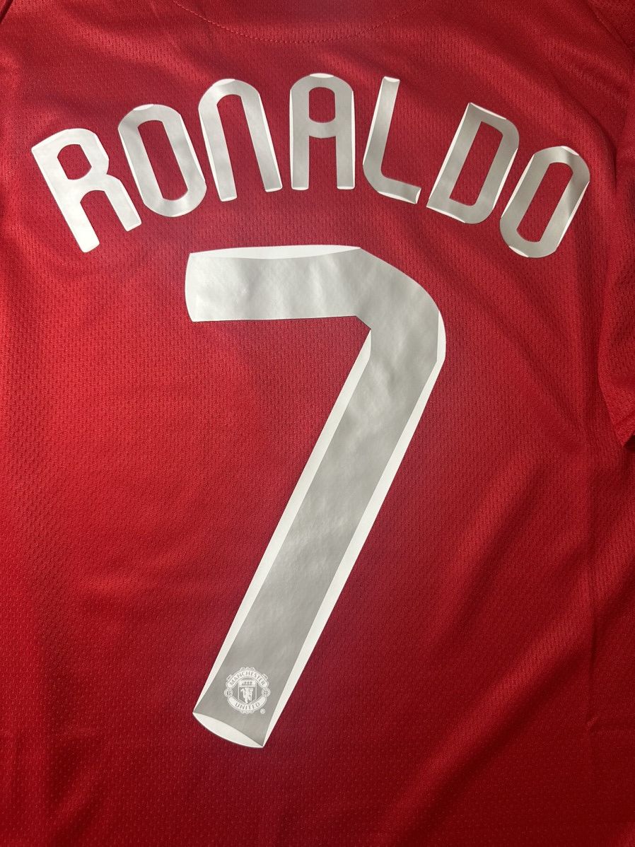 Nike NEW Manchester United 2008 UCL Final Home Jersey Ronaldo #7 Size US L / EU 52-54 / 3 - 5 Thumbnail