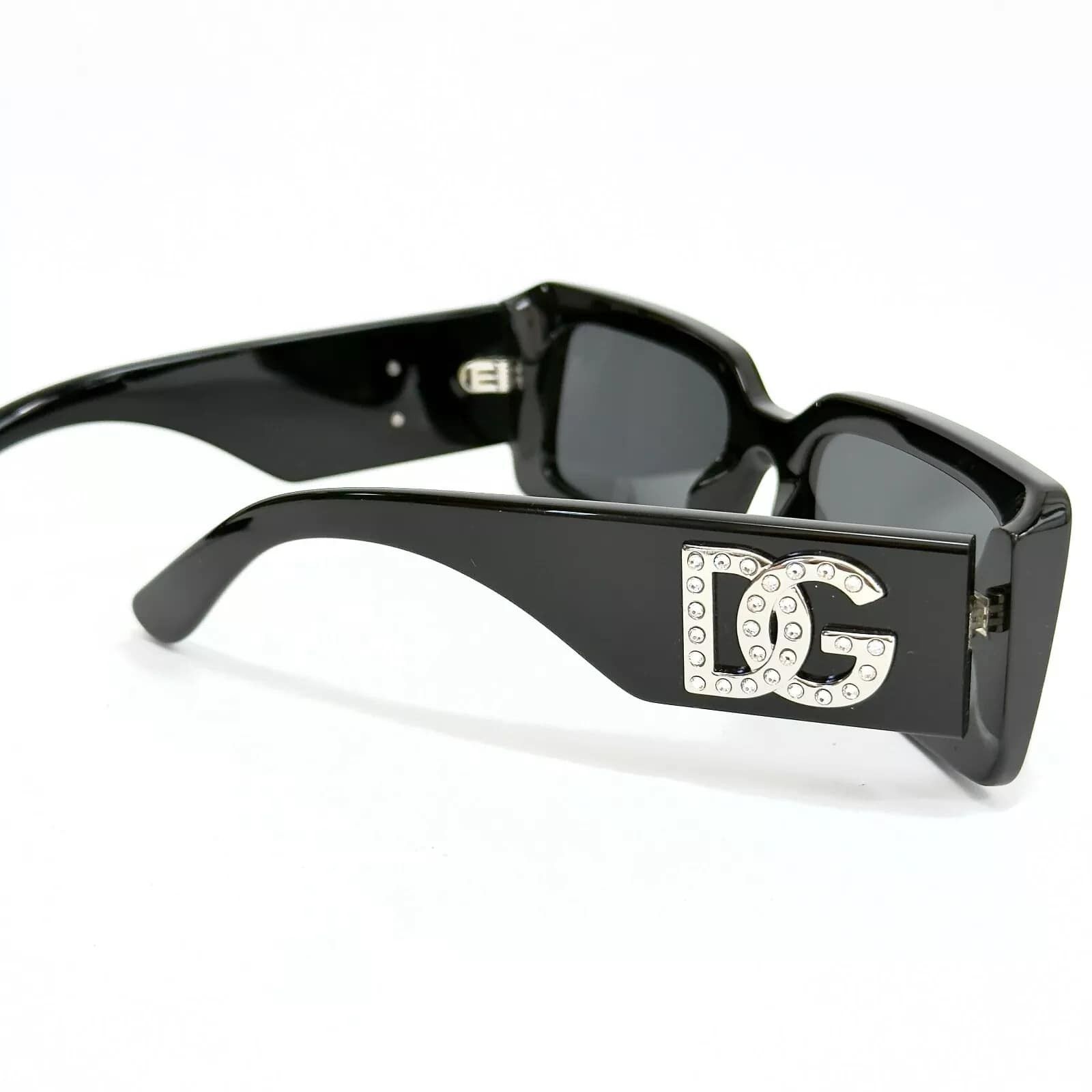 Dolce & Gabbana DOLCE & GABBANA 4447 Black Geometric Narrow Sunglass DG4447B Size ONE SIZE - 6 Thumbnail