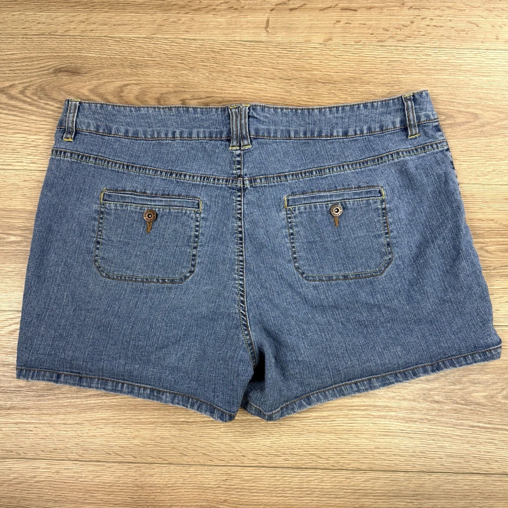 Vintage Duck Head Jeans Co Womens Shorts Denim Jean Plus 20 Blue Boyfriend Size 20 Womens Jeans Size 42" / US 20 - 7 Thumbnail
