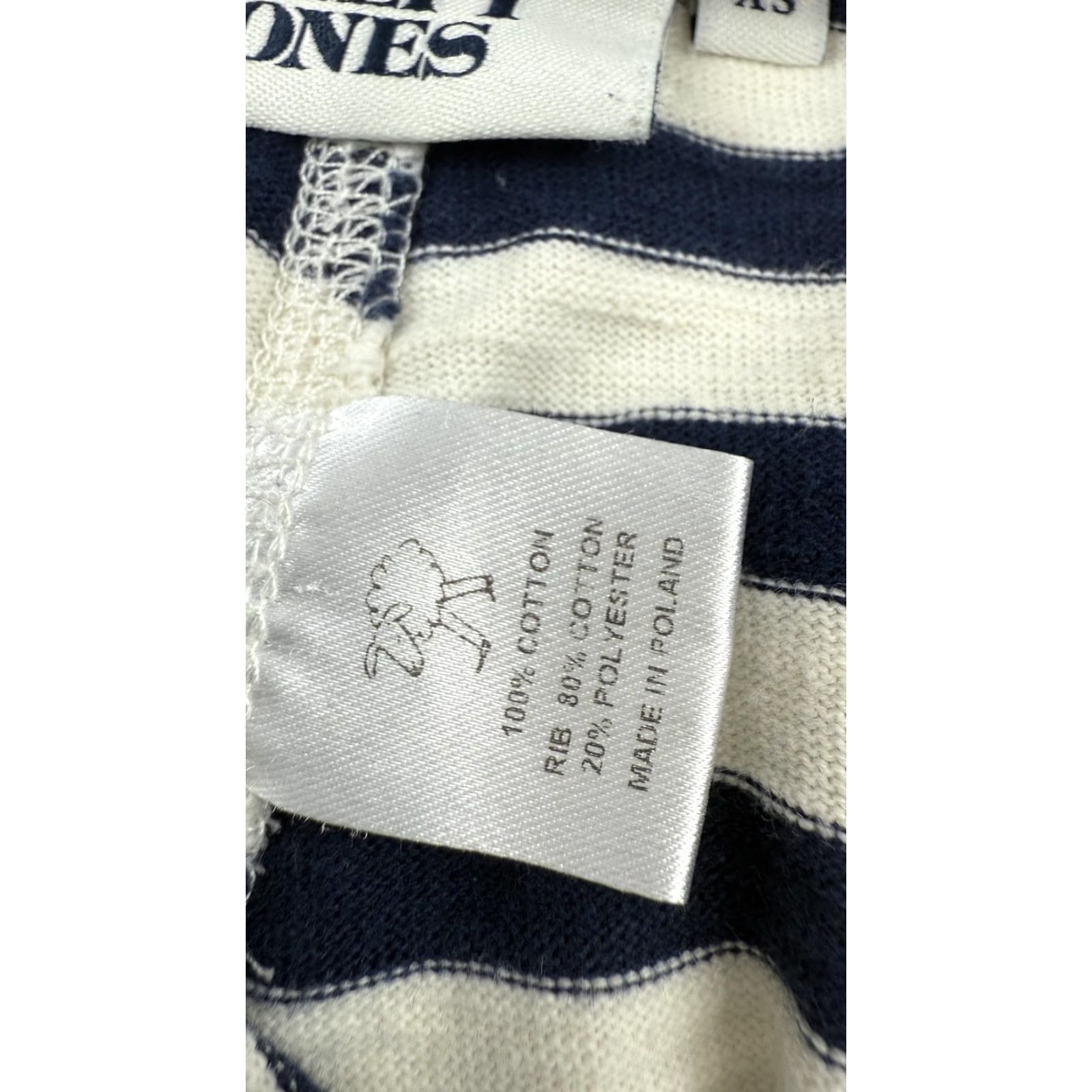 Sleepy Jones VINTAGE Sleepy Jones Pajama Pants Womens XS Navy White Stripe Lounge Bottoms Size 26" / US 2 / IT 38 - 4 Thumbnail