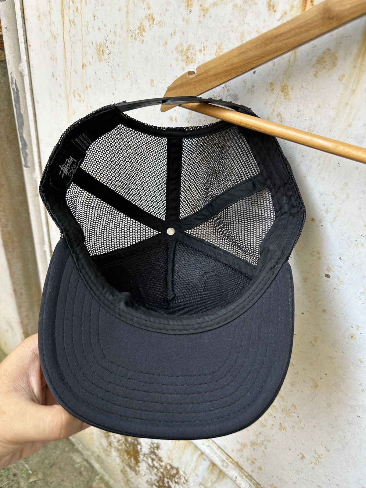 Stussy OG Stussy Split Logo Trucker Cap /Travis Flacko Scott Size ONE SIZE - 4 Thumbnail