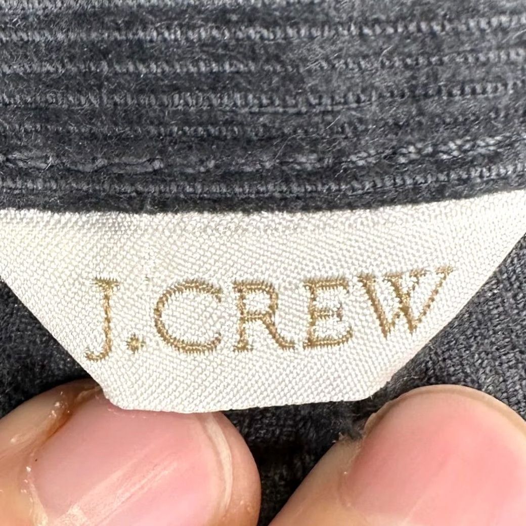 J.Crew J.CREW Pants Womens 27 Dark Grey Corduroy Chino Slim Fit Skinny Leg 5 Pockets Gray, Corduroy, Slim, Casual, Preppy, Womens, 27 Inseam Size 27" / US 4 / IT 40 - 3 Thumbnail