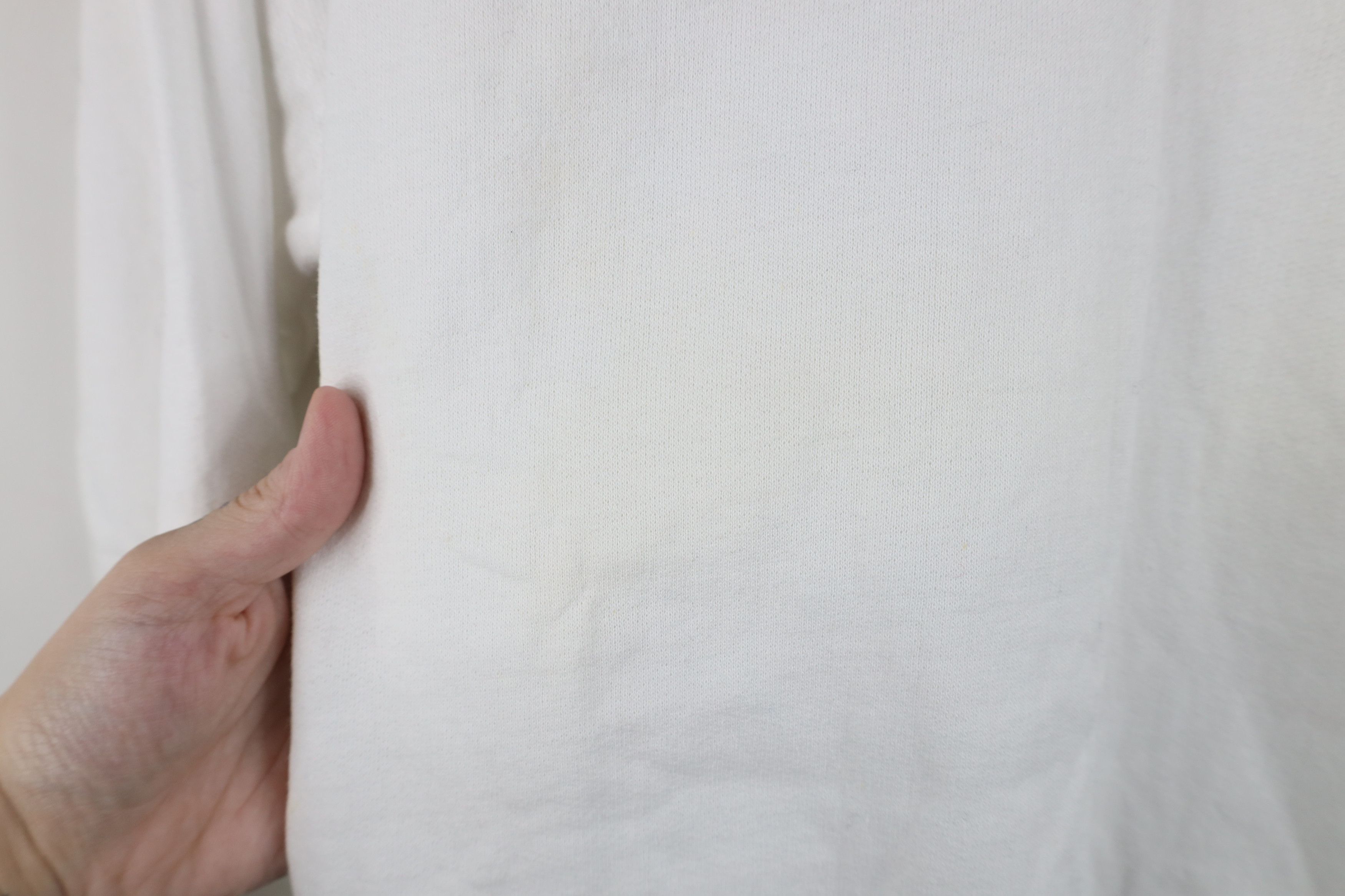 Vintage Deadstock Vintage 90s Streetwear Crewneck Sweatshirt White Size S / US 4 / IT 40 - 8 Thumbnail