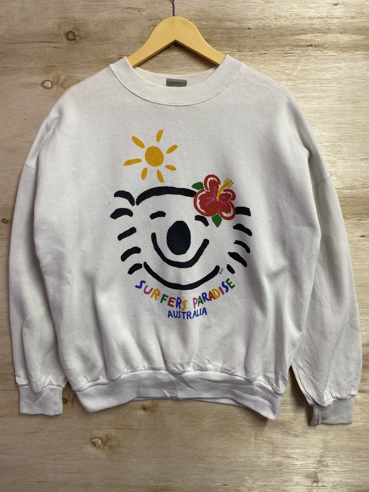 Man Made In Australia Vintage 90s Ken Done Australia Sweatshirt Size US XL / EU 56 / 4 - 1 Thumbnail
