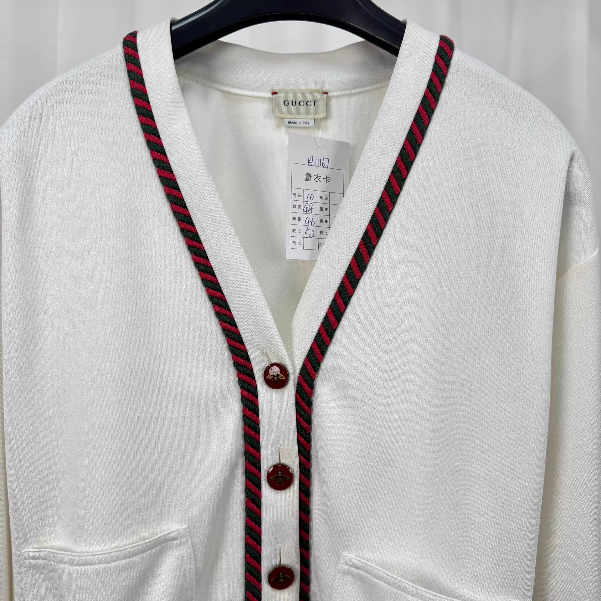 Gucci Gucci GG Embroidered Cardigan Size 10 98New Size L / US 10 / IT 46 - 3 Thumbnail